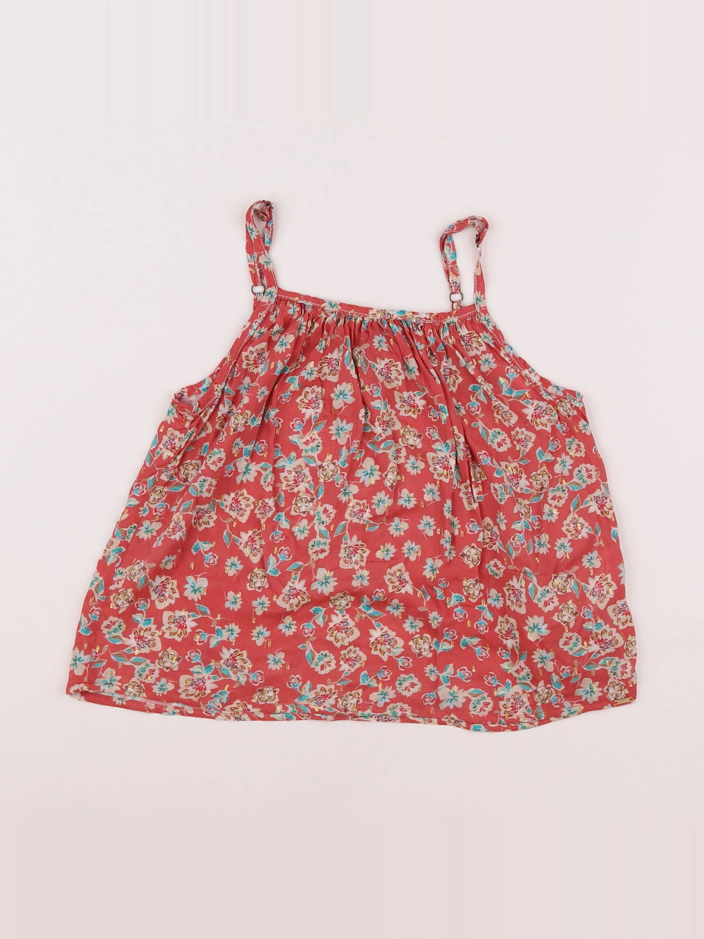 IKKS - blouse rouge - 8 ans