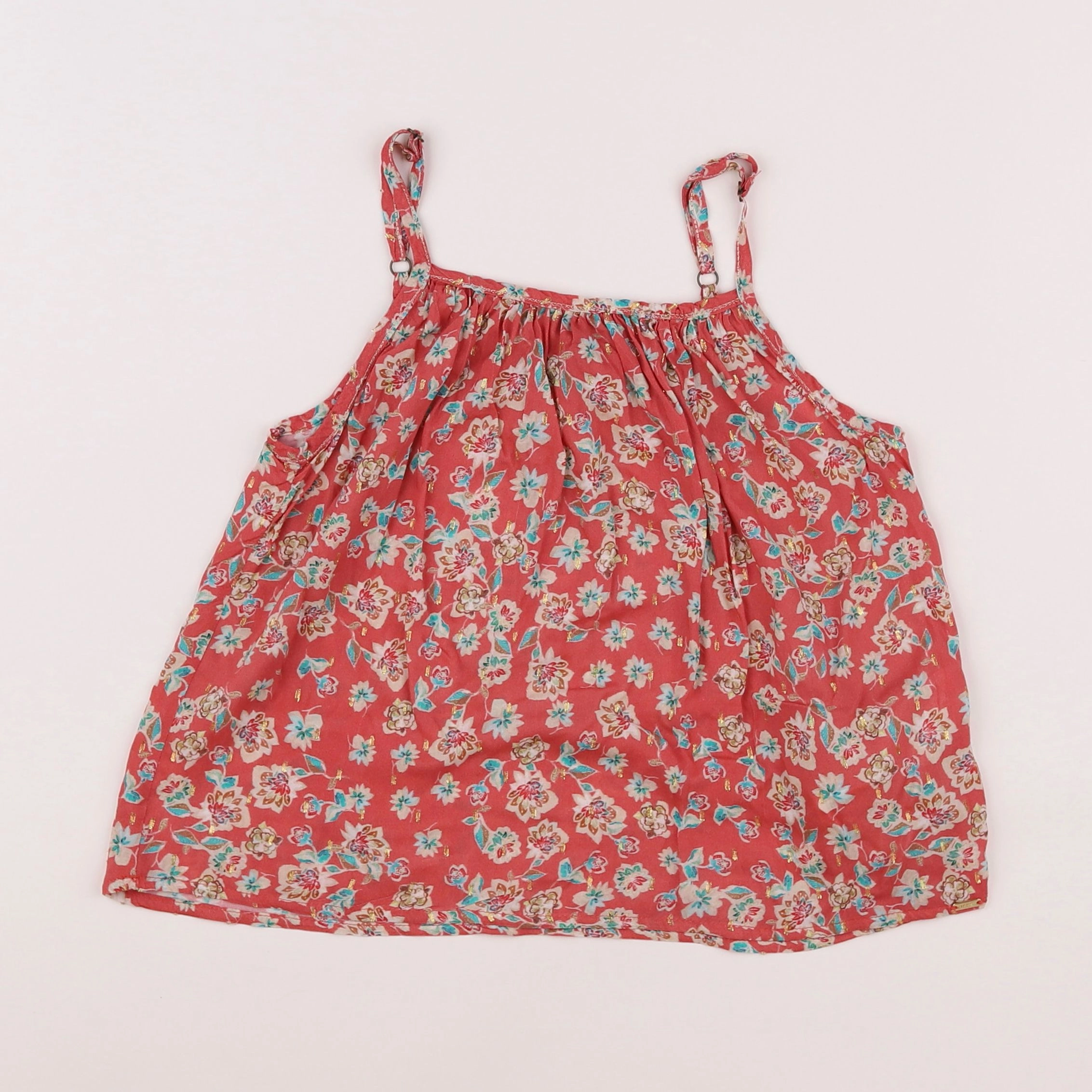 IKKS - blouse rouge - 8 ans