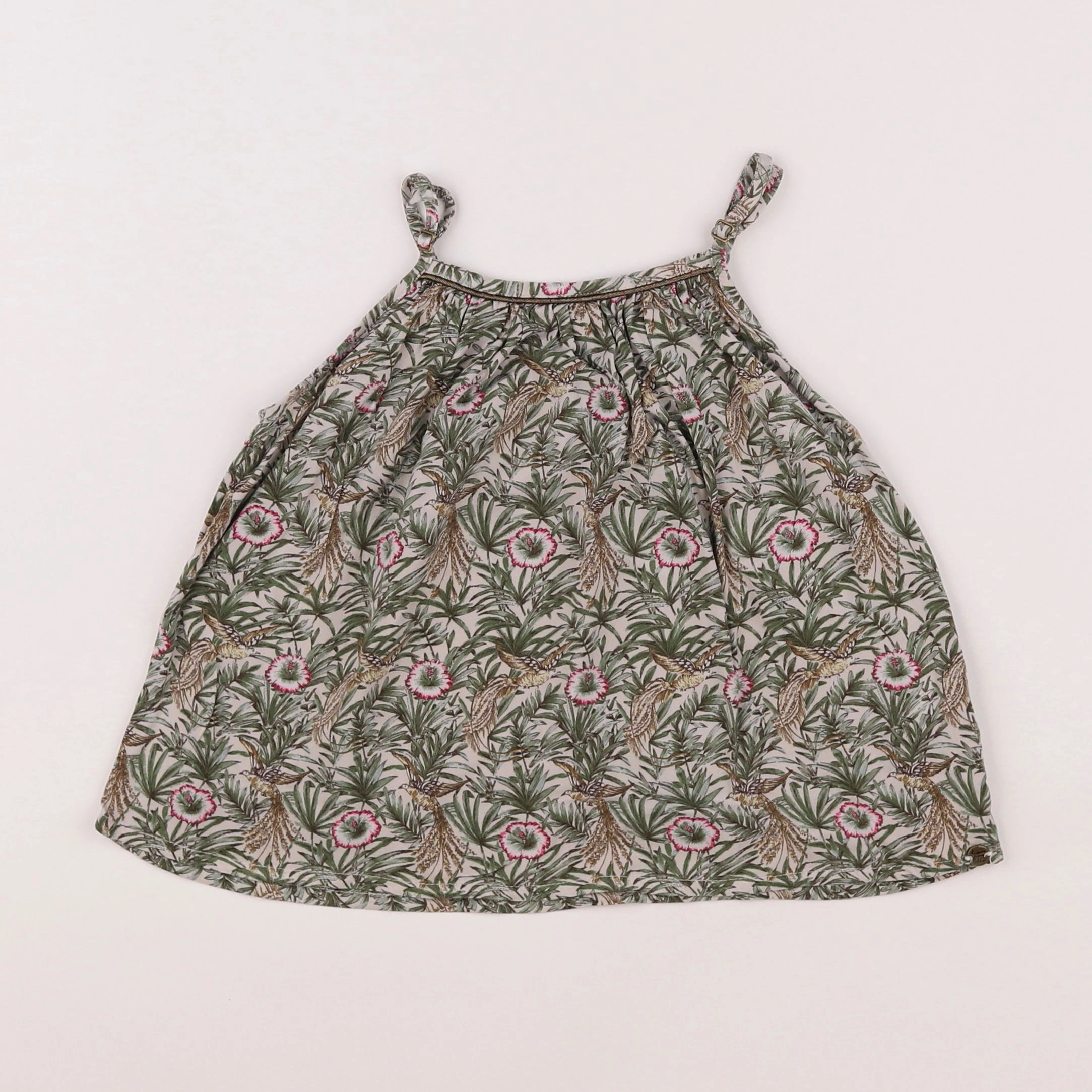 IKKS - blouse vert - 8 ans