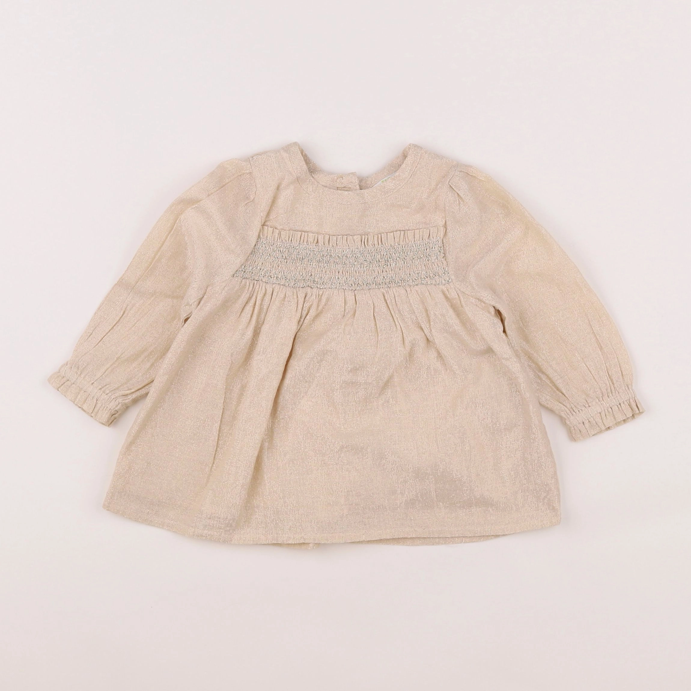 Tape à l'oeil - blouse or - 12 mois