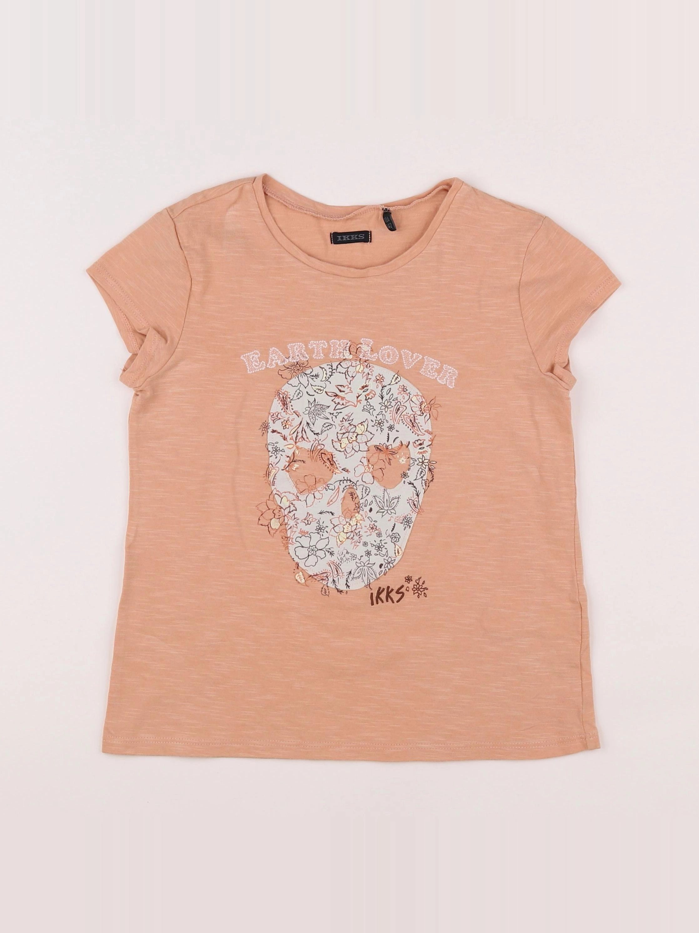 IKKS - tee-shirt rose - 10 ans