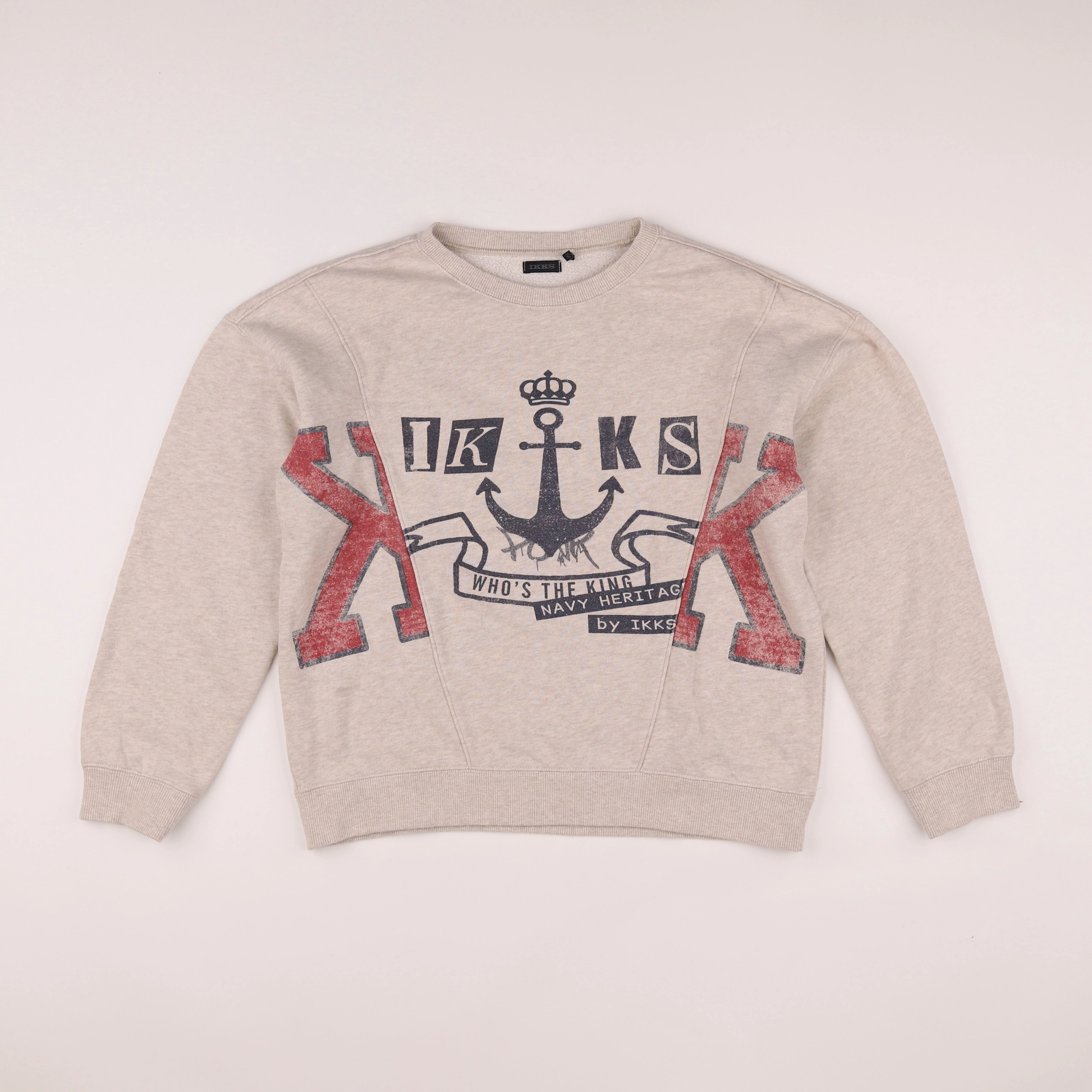 IKKS - sweat beige - 12 ans