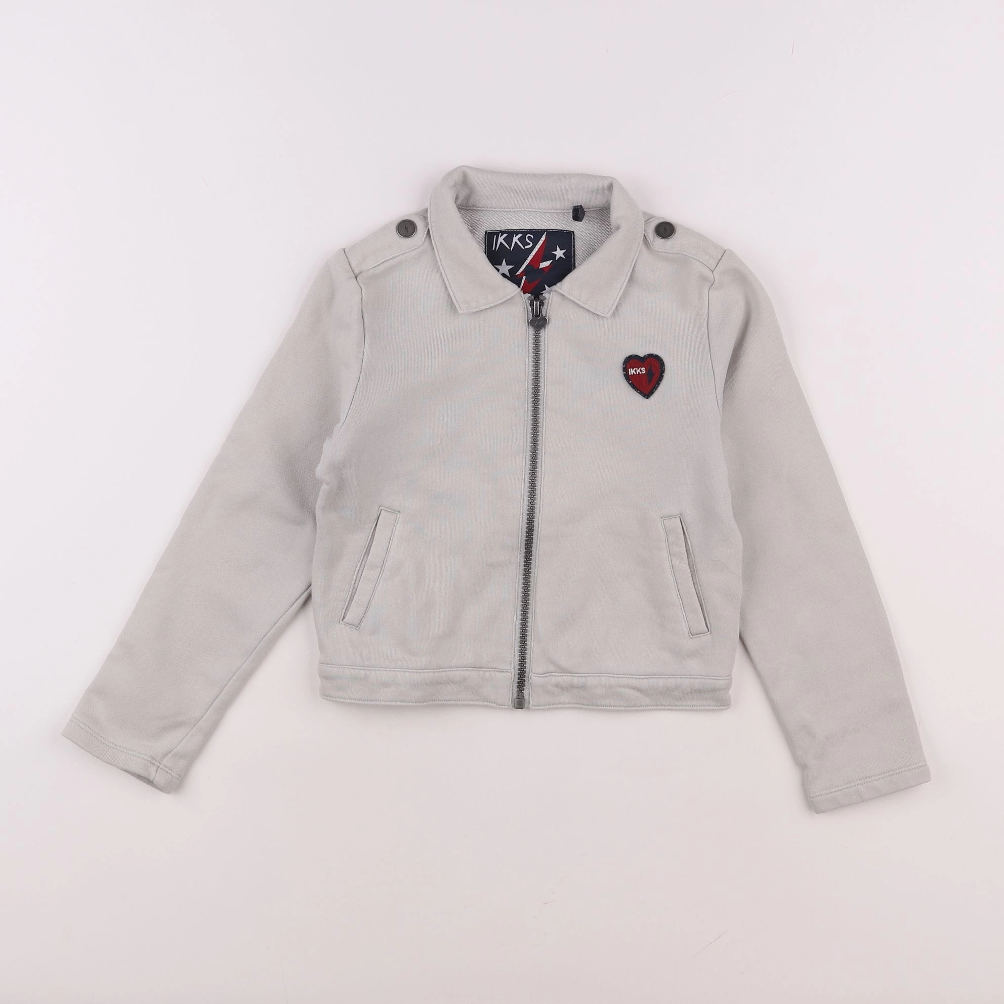 IKKS - veste beige - 8 ans