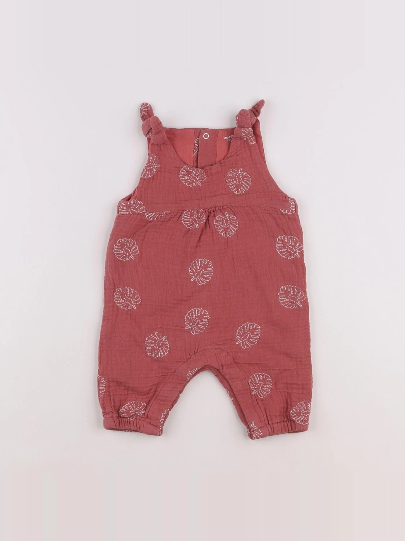 Vertbaudet - combinaison rose - 3 mois