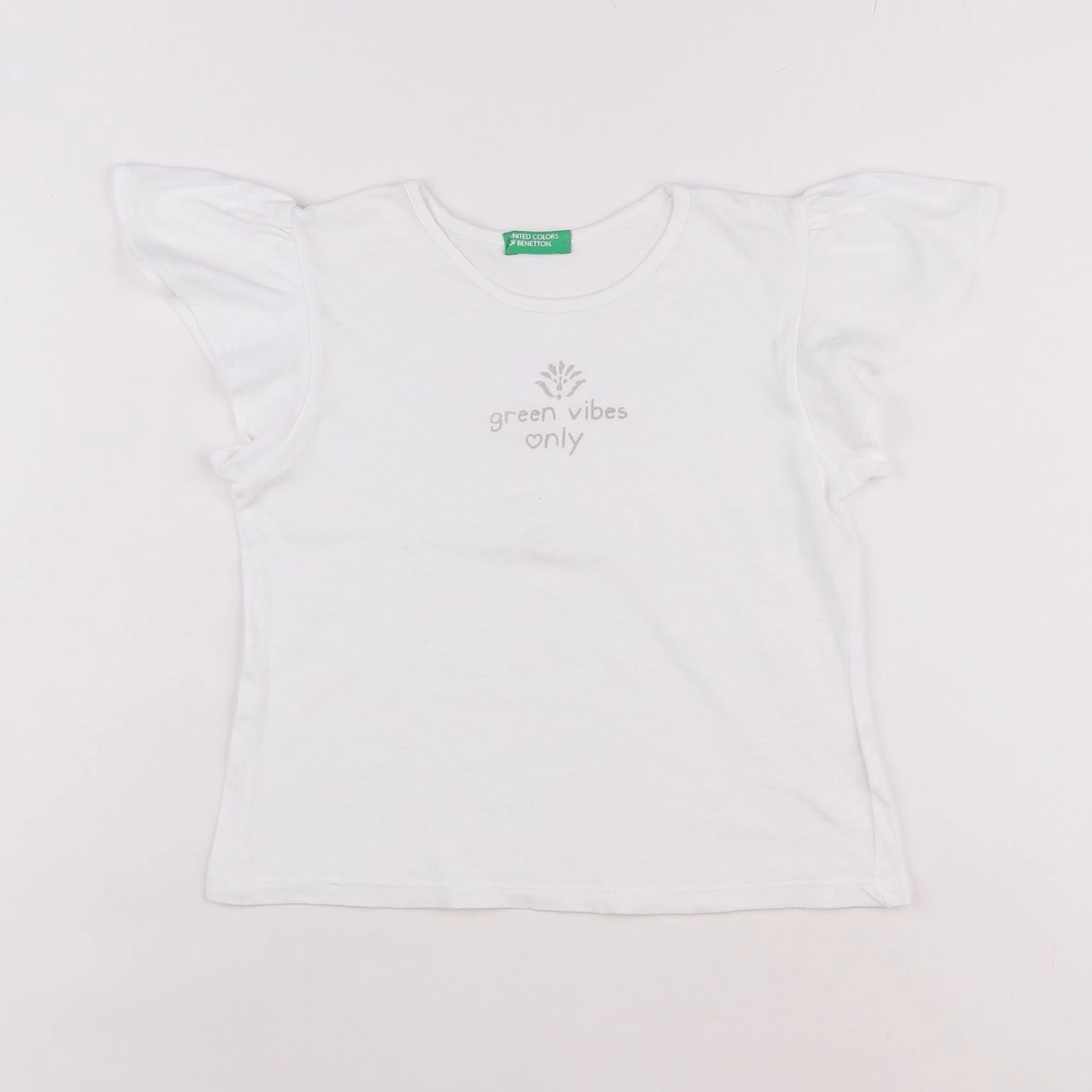 Benetton - tee-shirt blanc - 4 ans