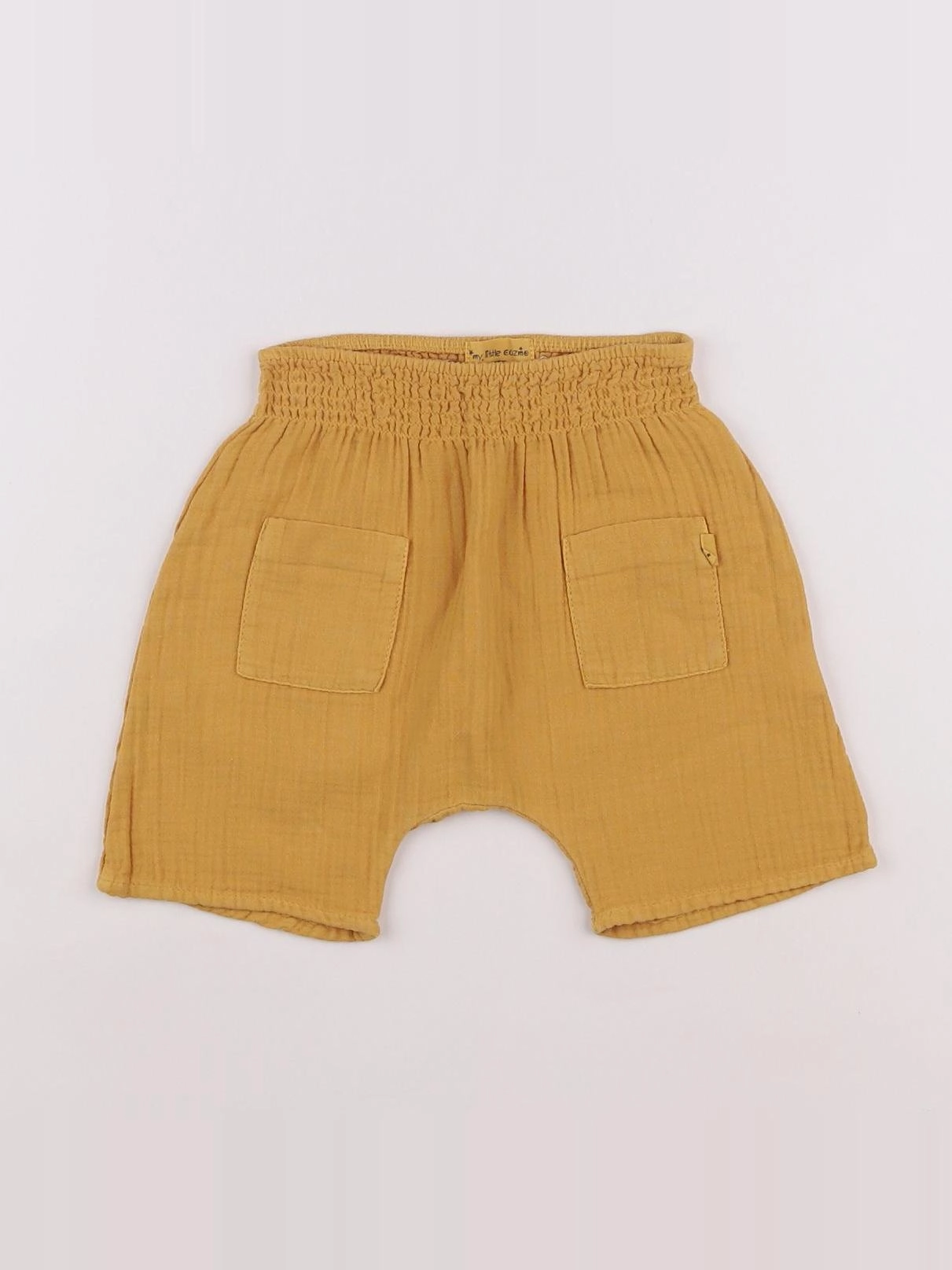 My little cozmo - short jaune - 6/9 mois