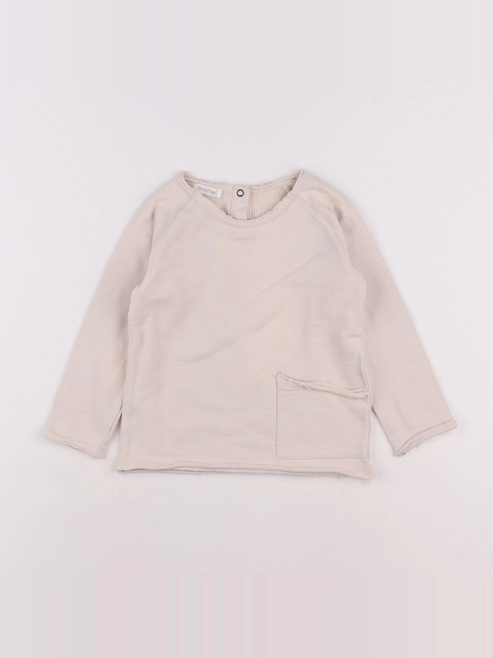 Phil & Phae - sweat beige - 4 ans