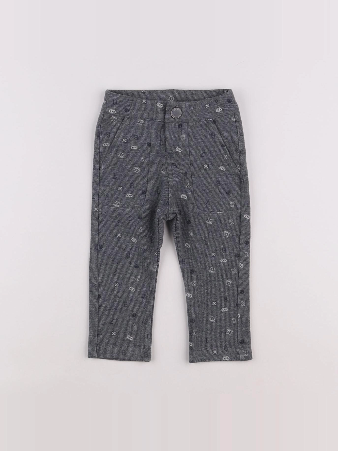 IKKS - pantalon gris - 12 mois