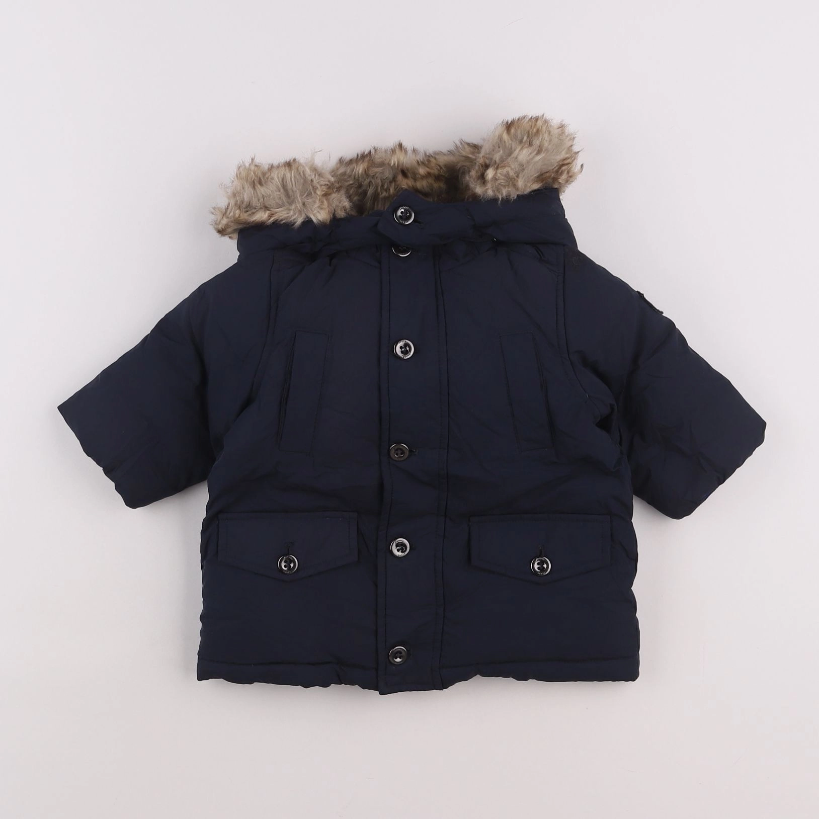 Jacadi - parka bleu - 6 mois