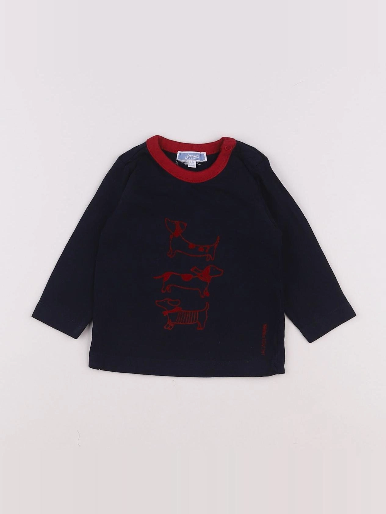 Jacadi - tee-shirt bleu - 6 mois