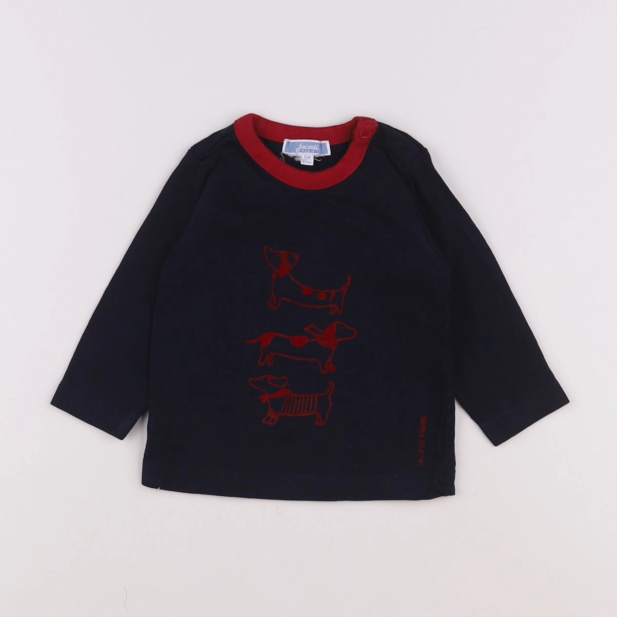 Jacadi - tee-shirt bleu - 6 mois