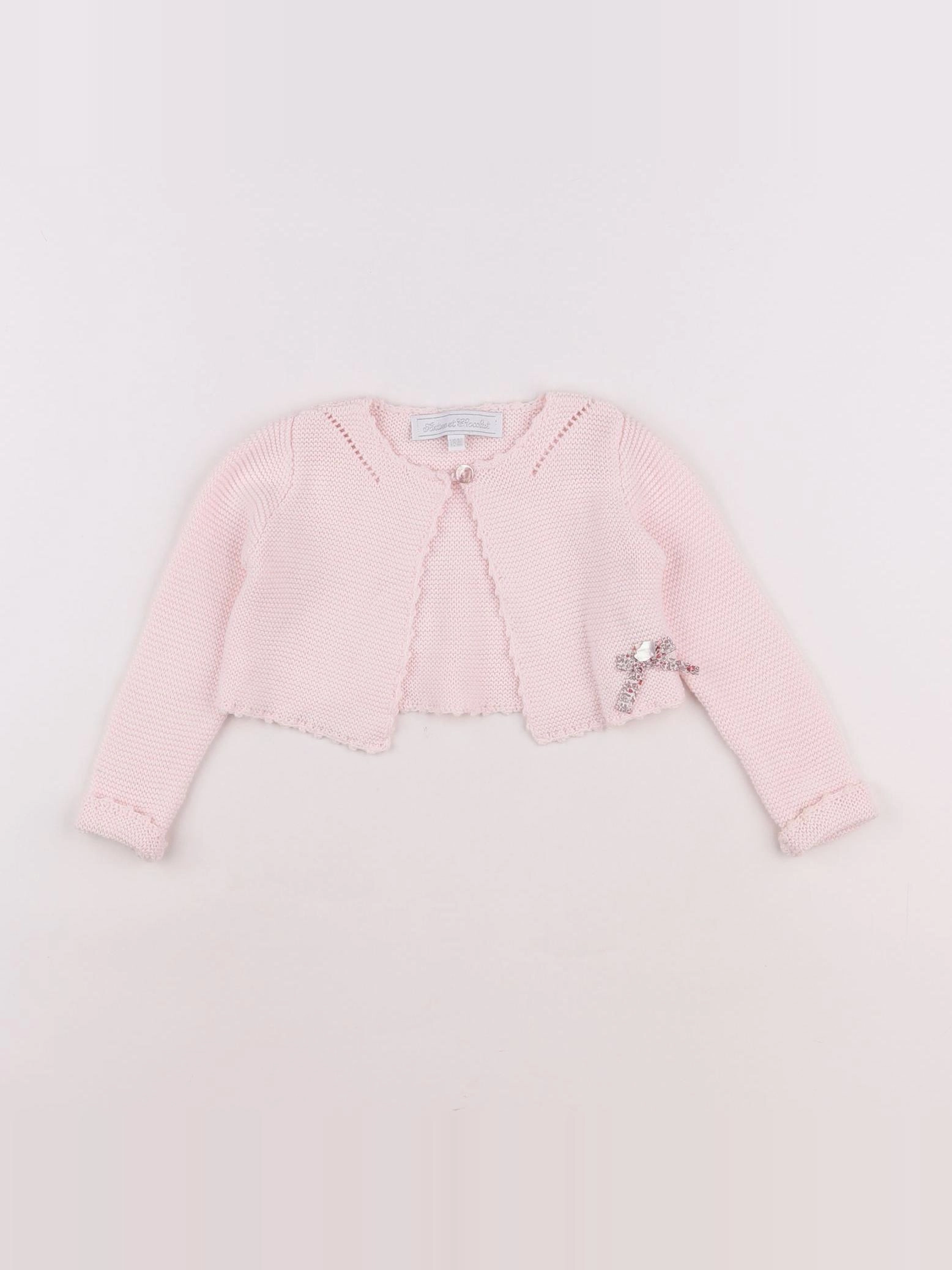 Tartine & Chocolat - gilet rose - 18 mois
