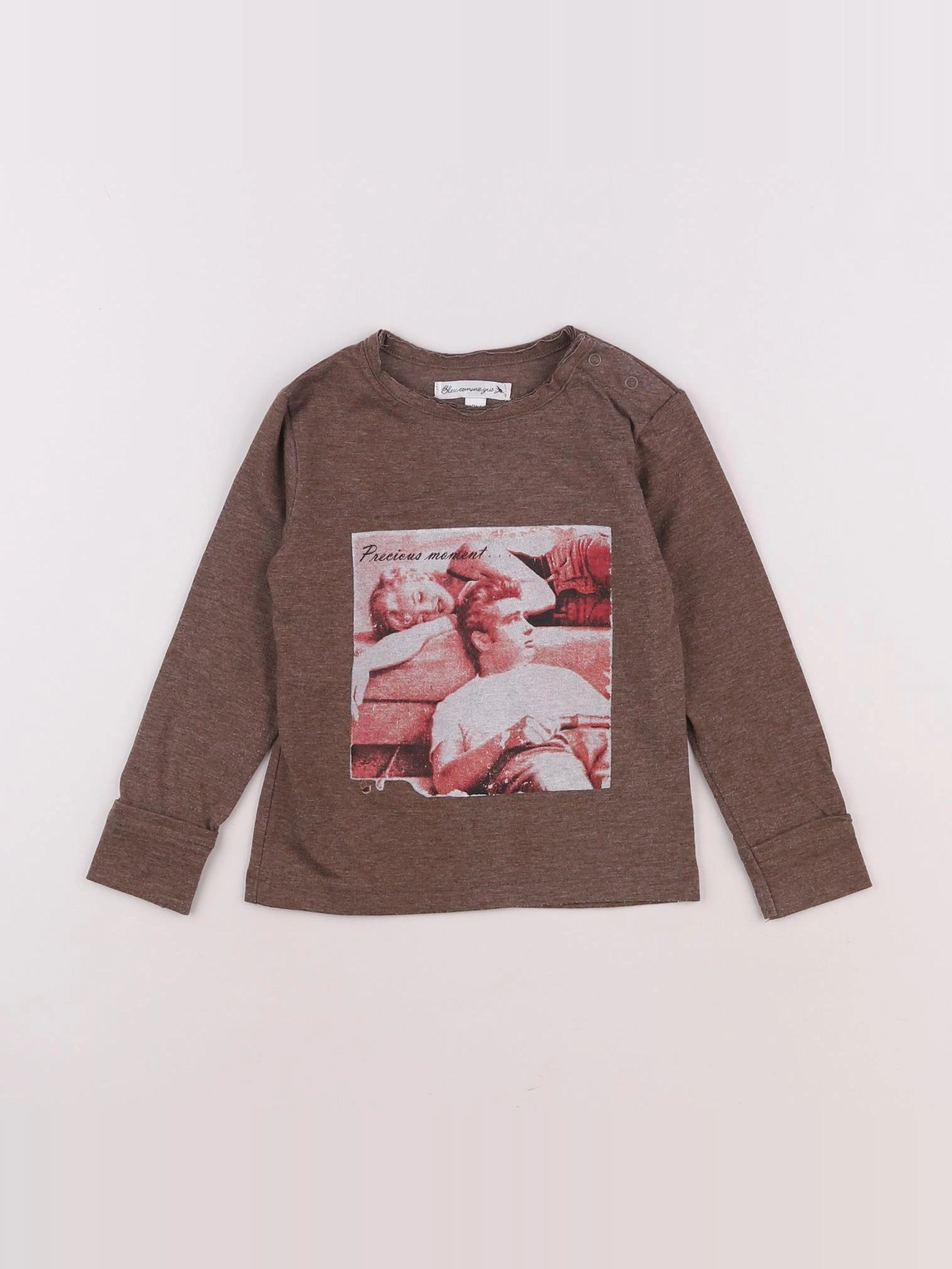Bleu Comme Gris - tee-shirt marron - 18 mois