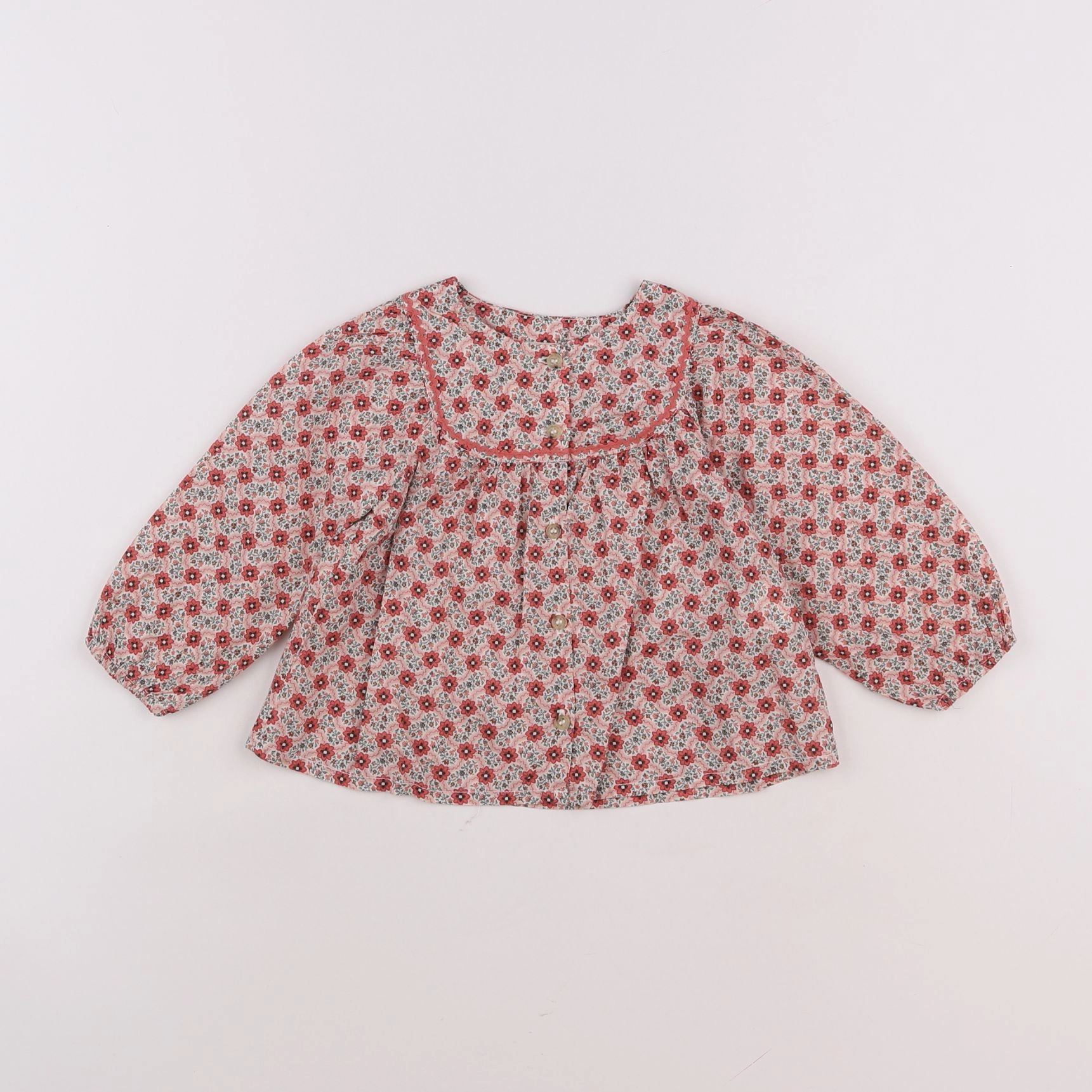 Bonton - blouse rose - 18 mois