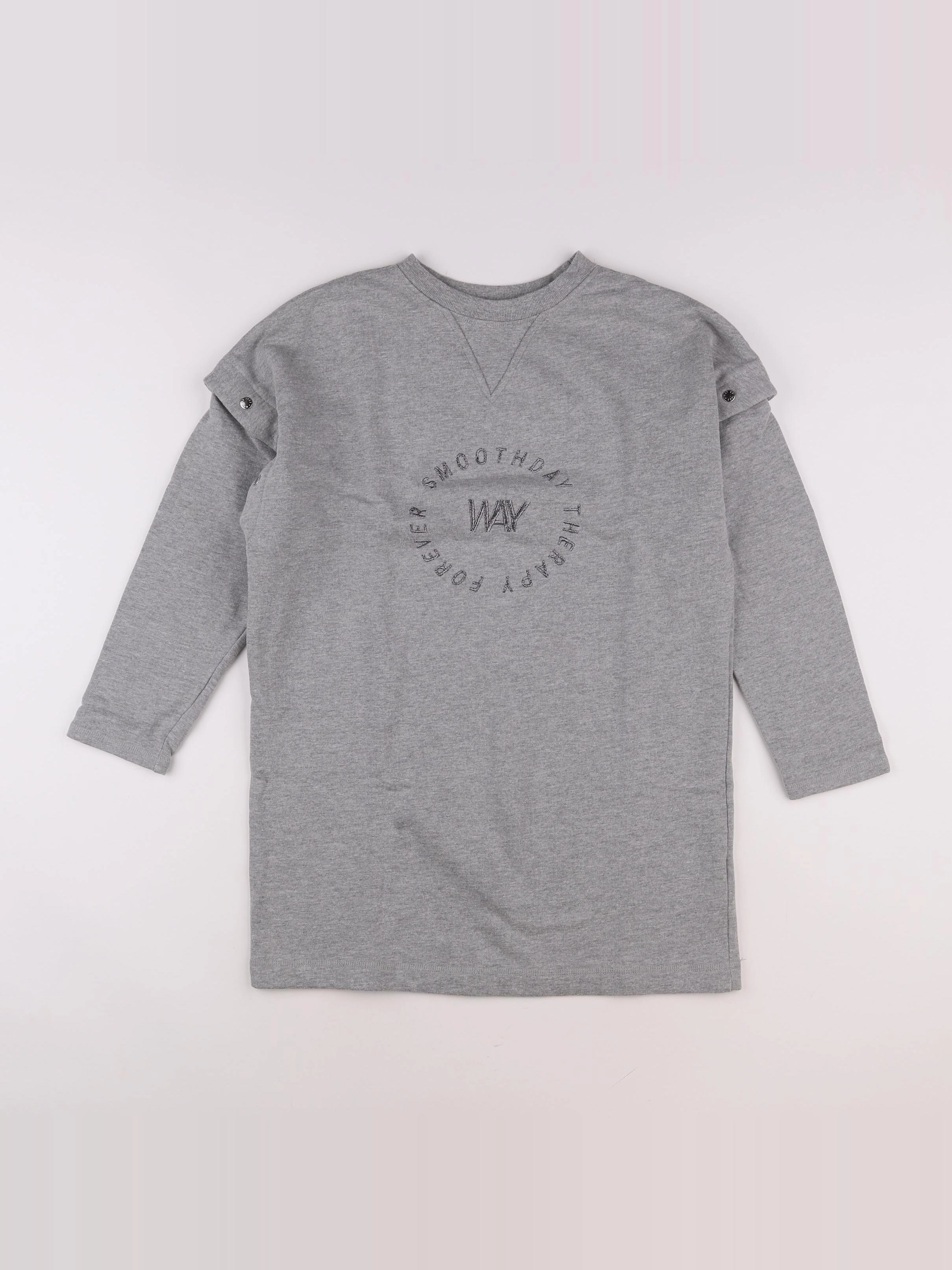 IKKS - robe gris - 12 ans