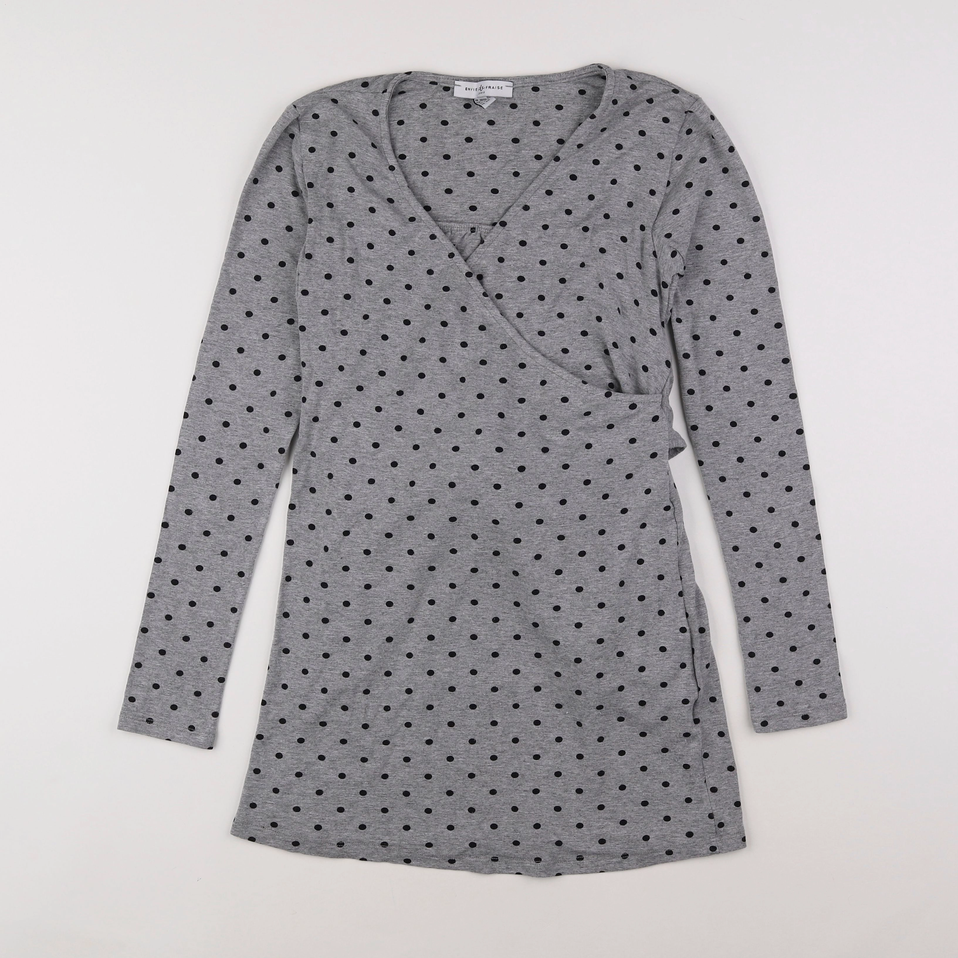 Envie de fraise - robe grossesse gris - 34 à 36