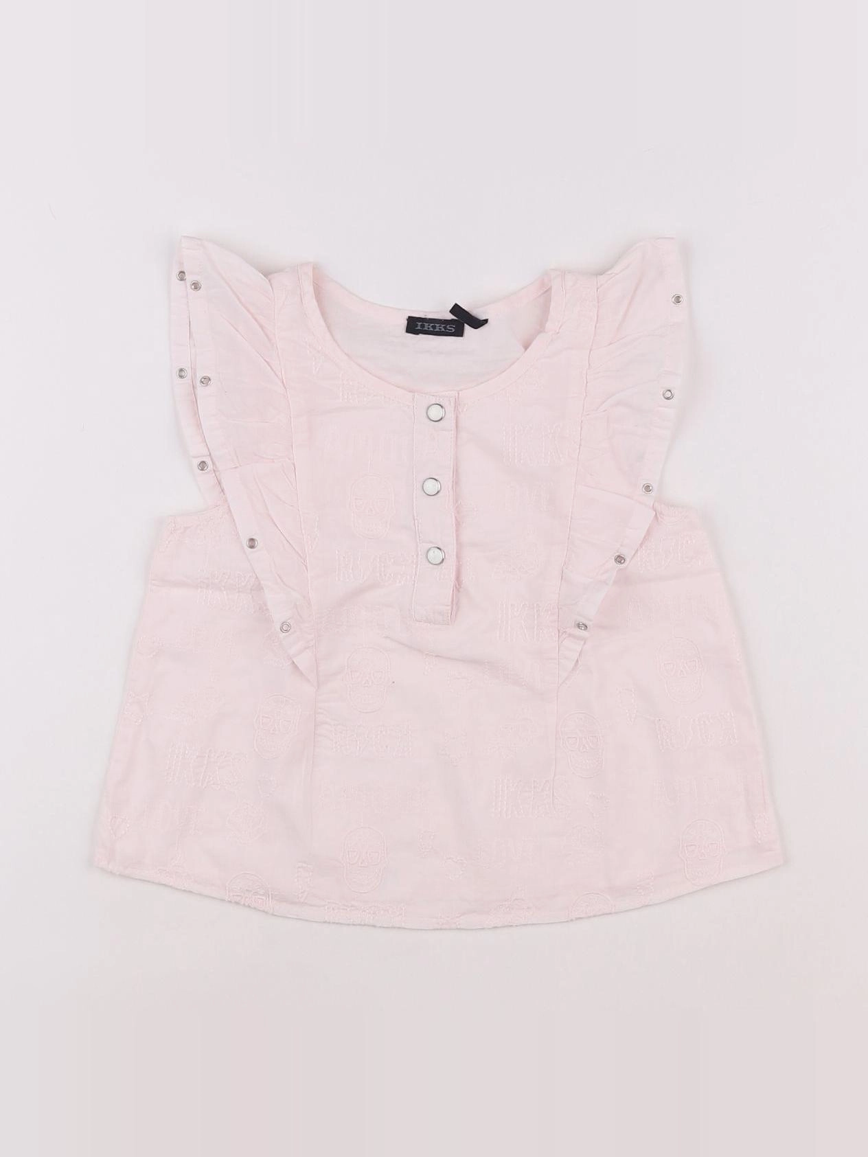 IKKS - blouse rose - 4 ans