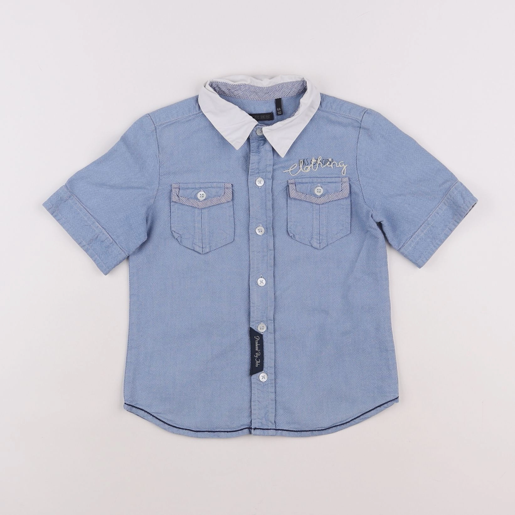 IKKS - chemise bleu - 4 ans