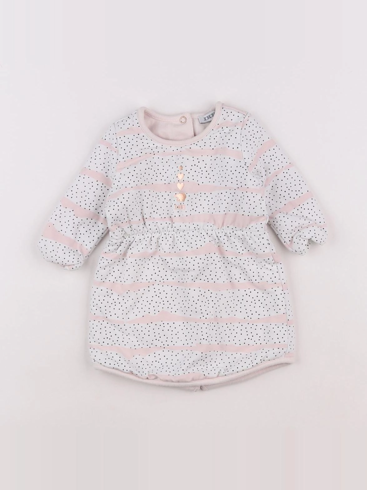 IKKS - robe rose - 3 mois