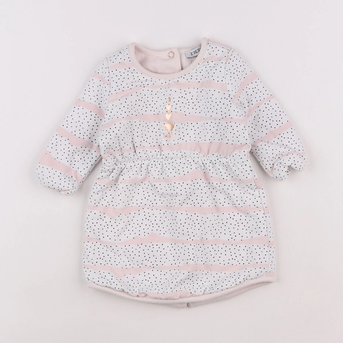 IKKS - robe rose - 3 mois