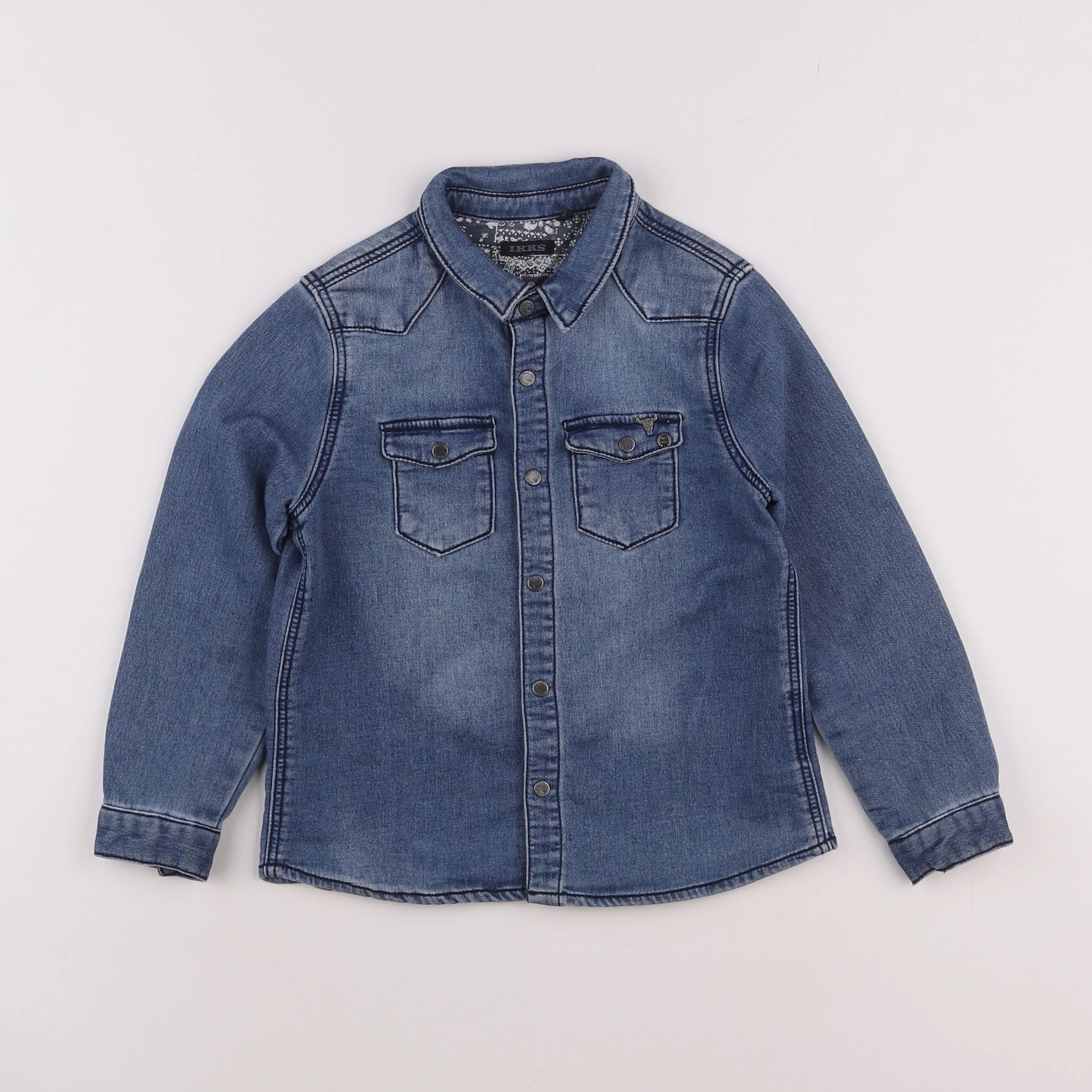 IKKS - veste bleu - 4 ans