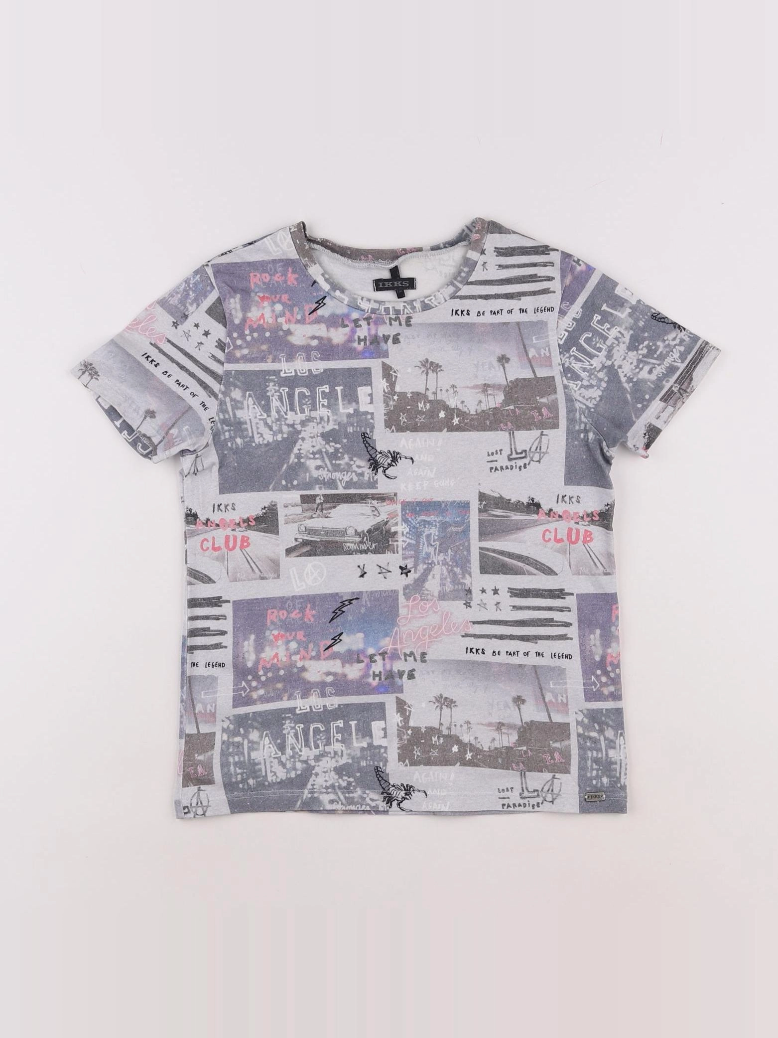 IKKS - tee-shirt gris - 6 ans
