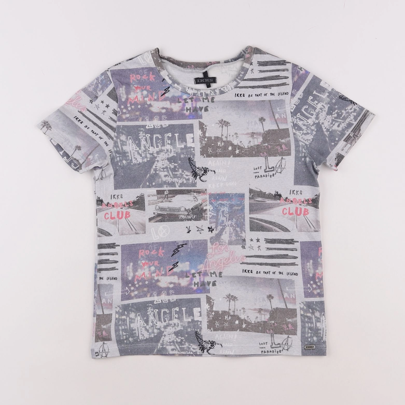 IKKS - tee-shirt gris - 6 ans