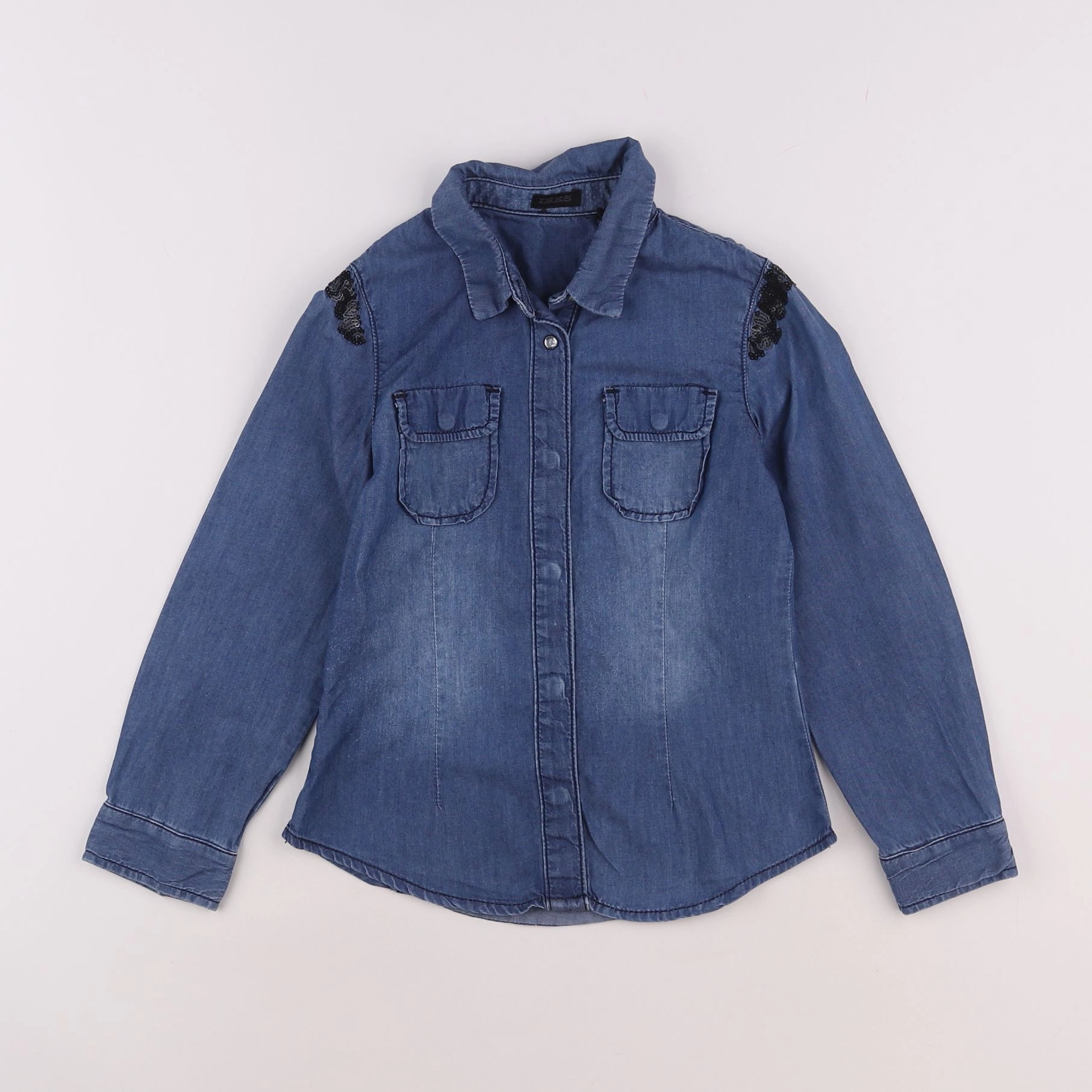 IKKS - chemise bleu - 6 ans