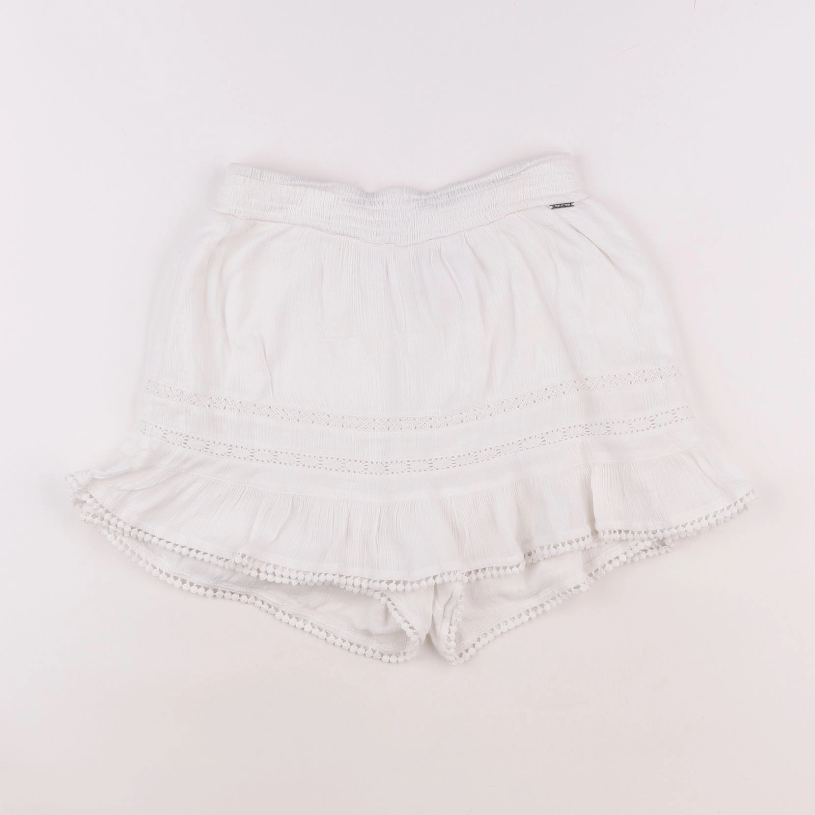 IKKS - jupe short blanc - 10 ans