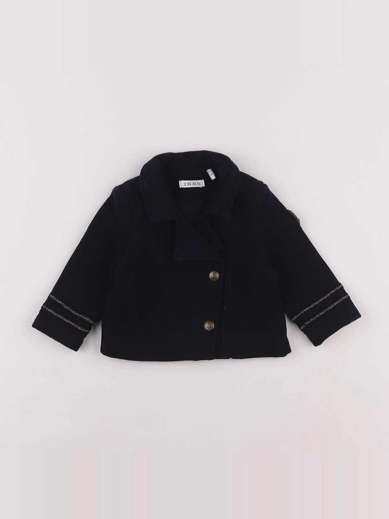 IKKS - veste bleu - 6 mois