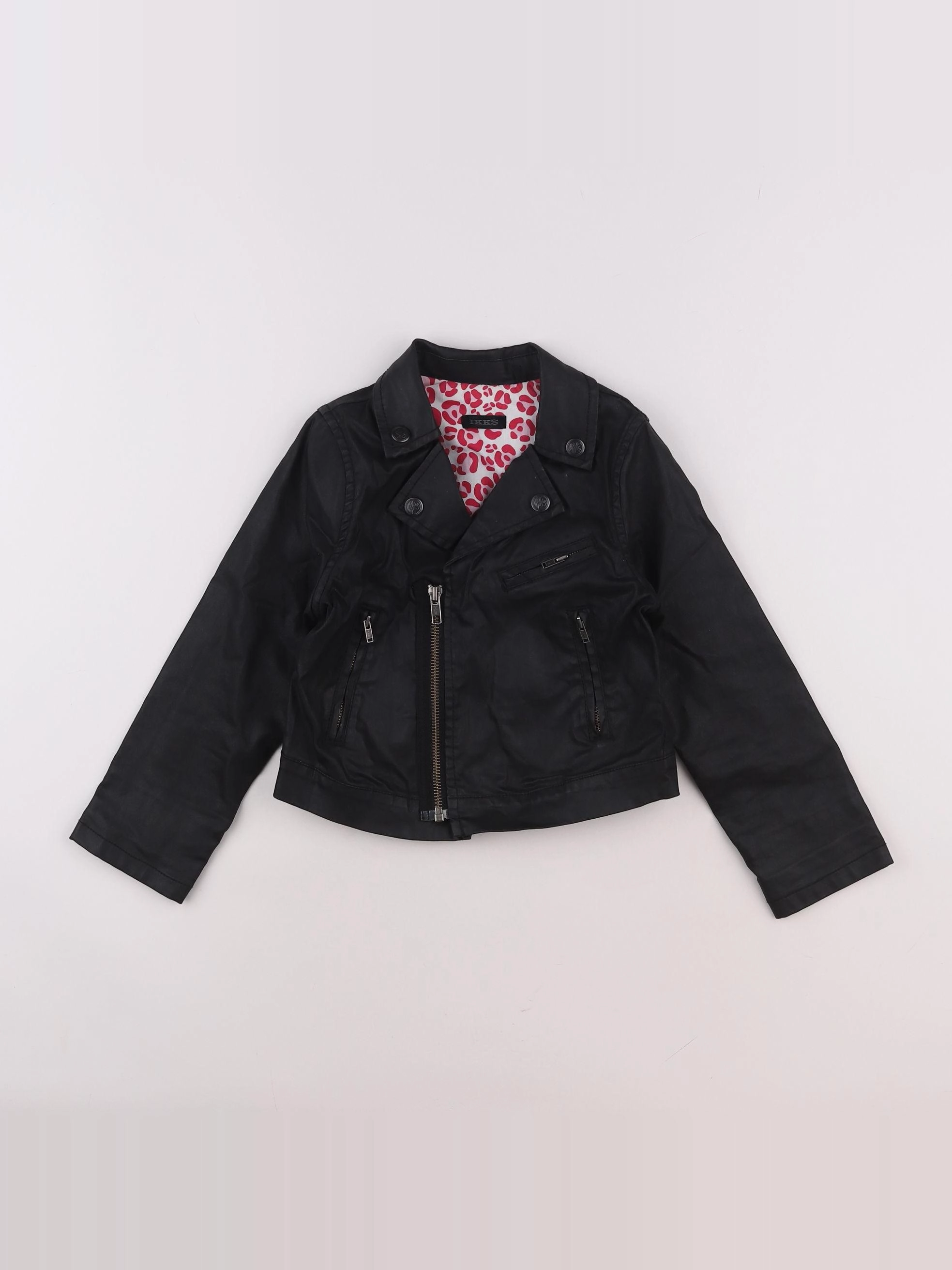 IKKS - veste imprimé au dos noir - 5 ans