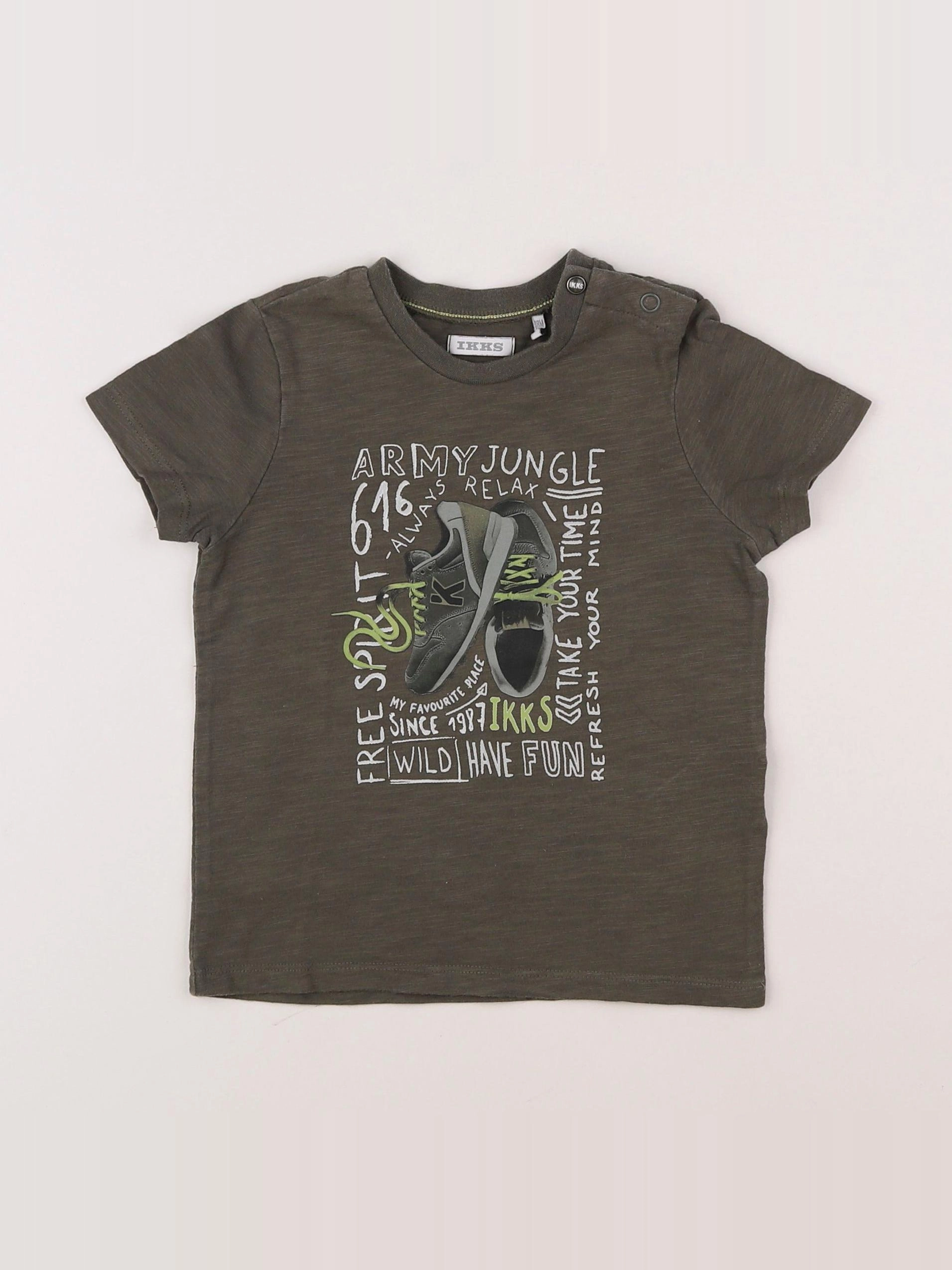 IKKS - tee-shirt vert - 18 mois