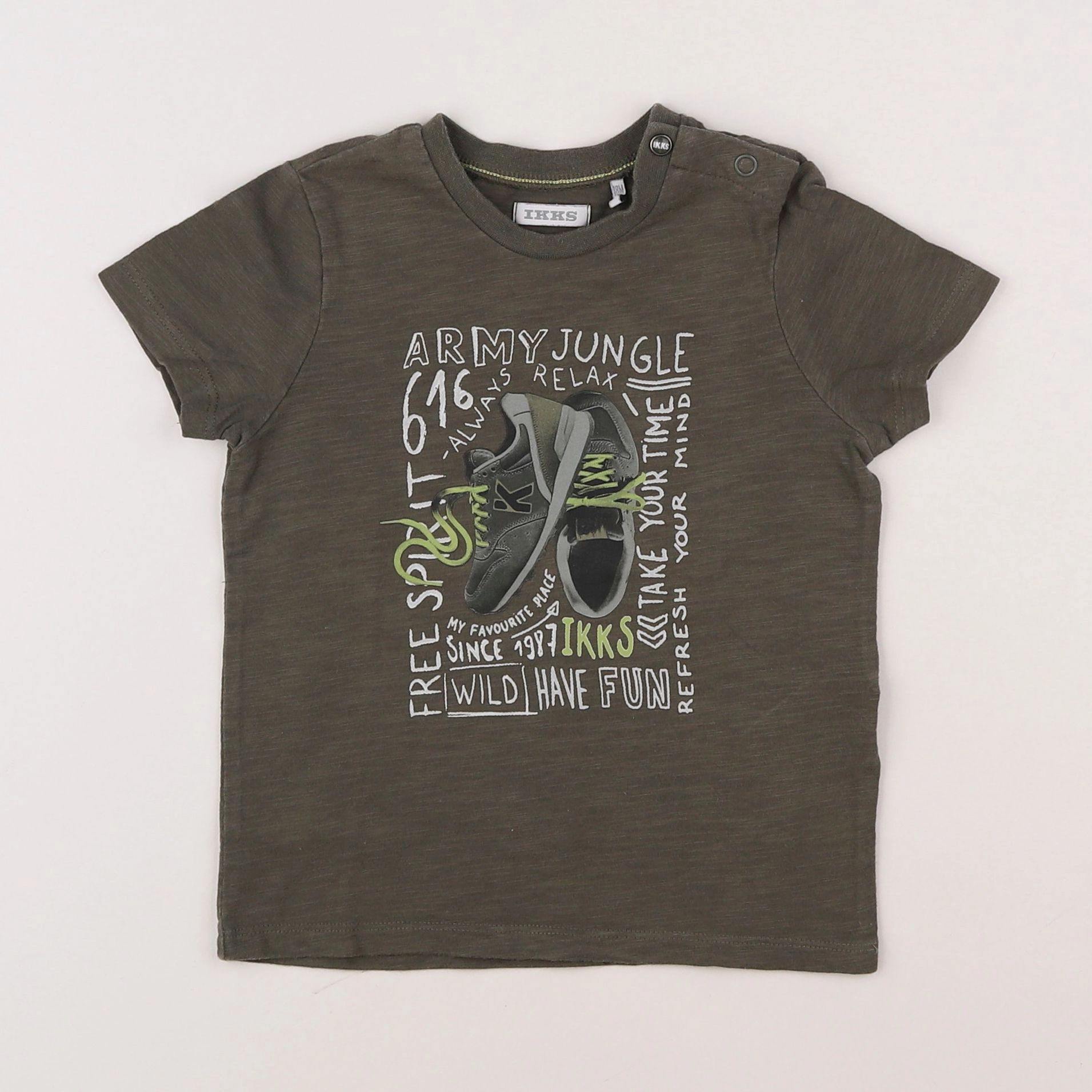 IKKS - tee-shirt vert - 18 mois