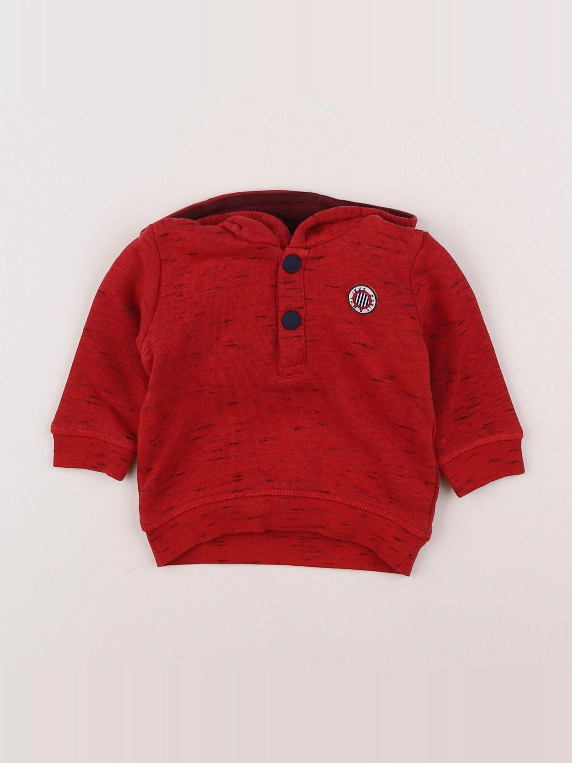 IKKS - sweat imprimé au dos rouge - 6 mois
