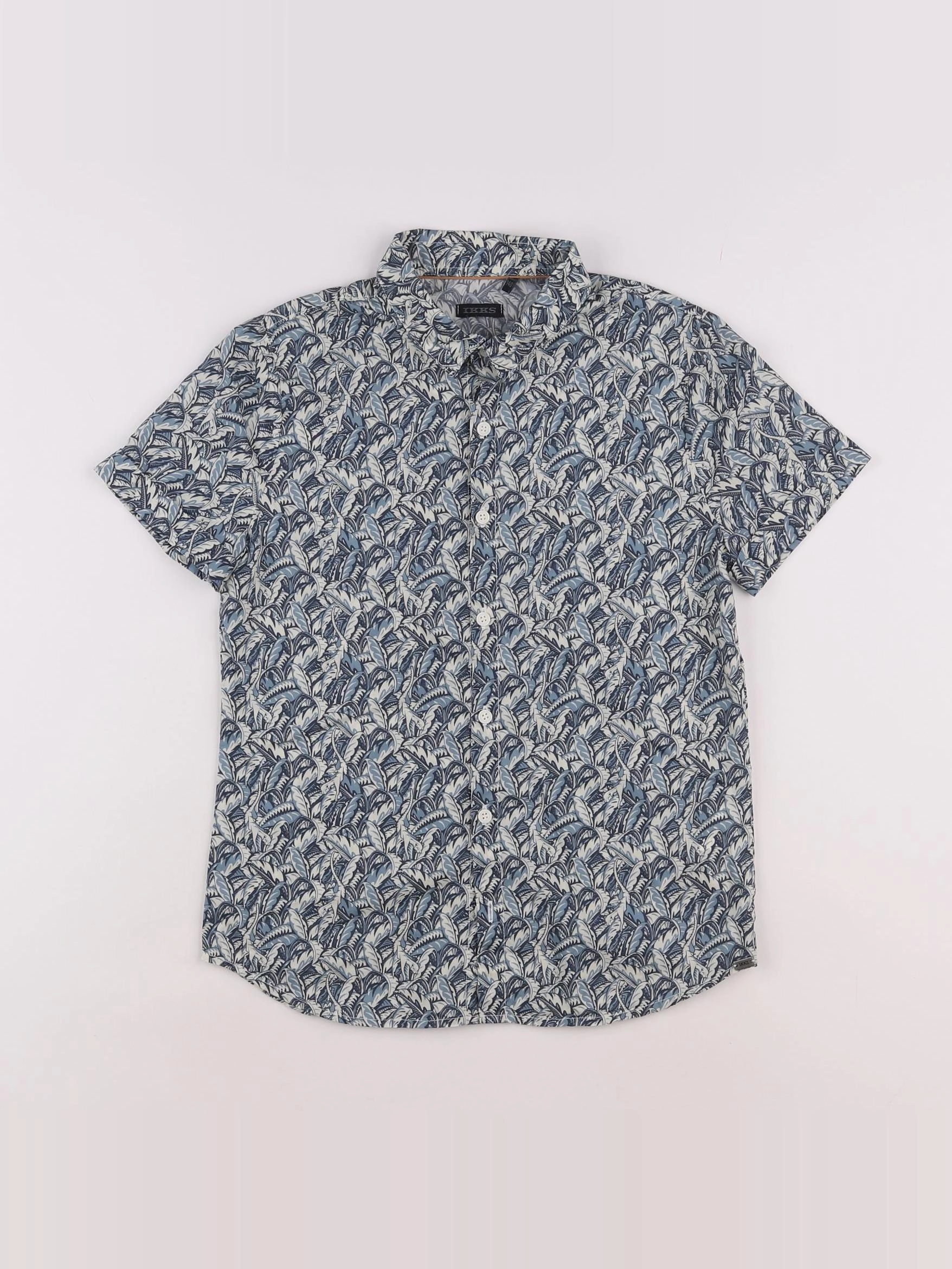 IKKS - chemise bleu - 10 ans