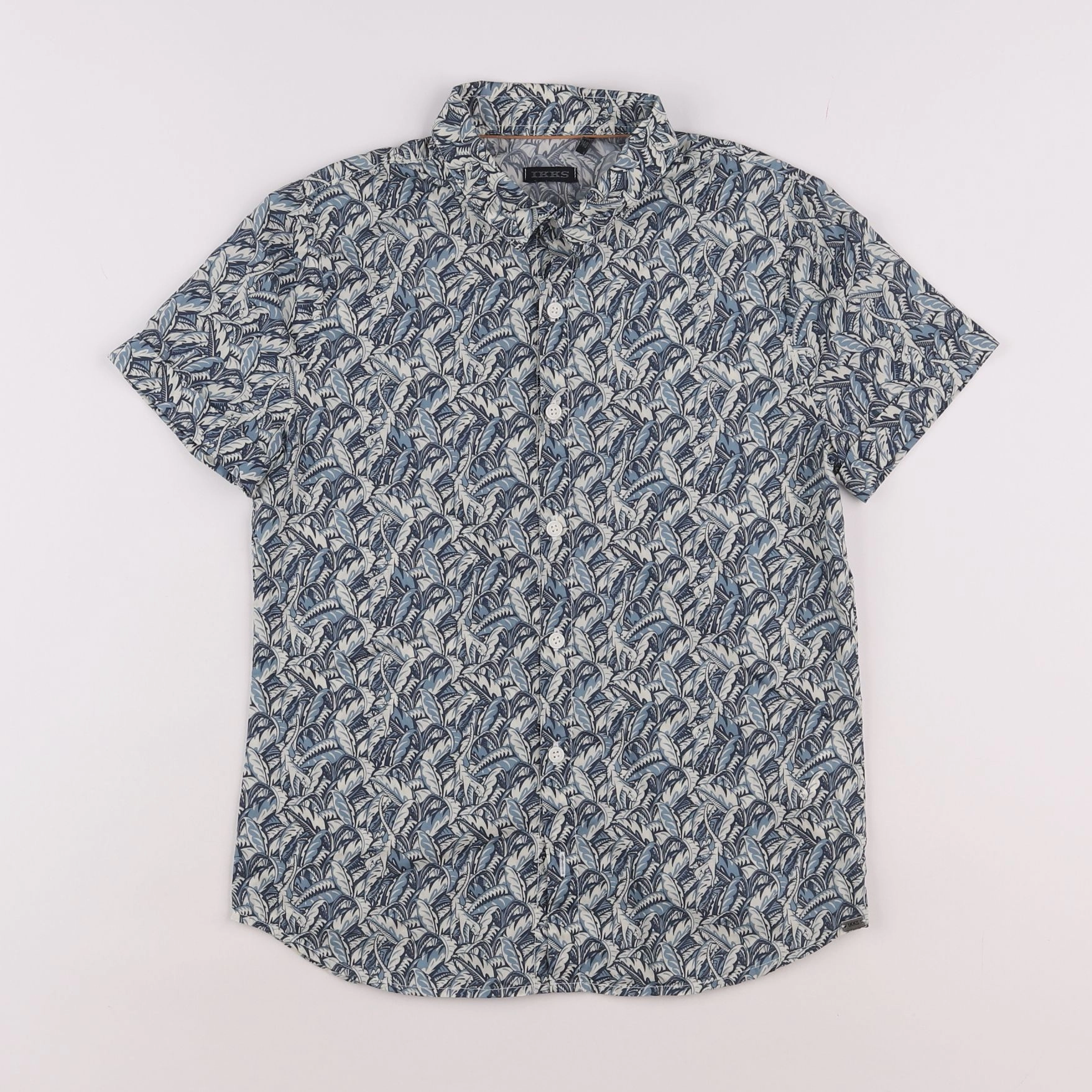 IKKS - chemise bleu - 10 ans