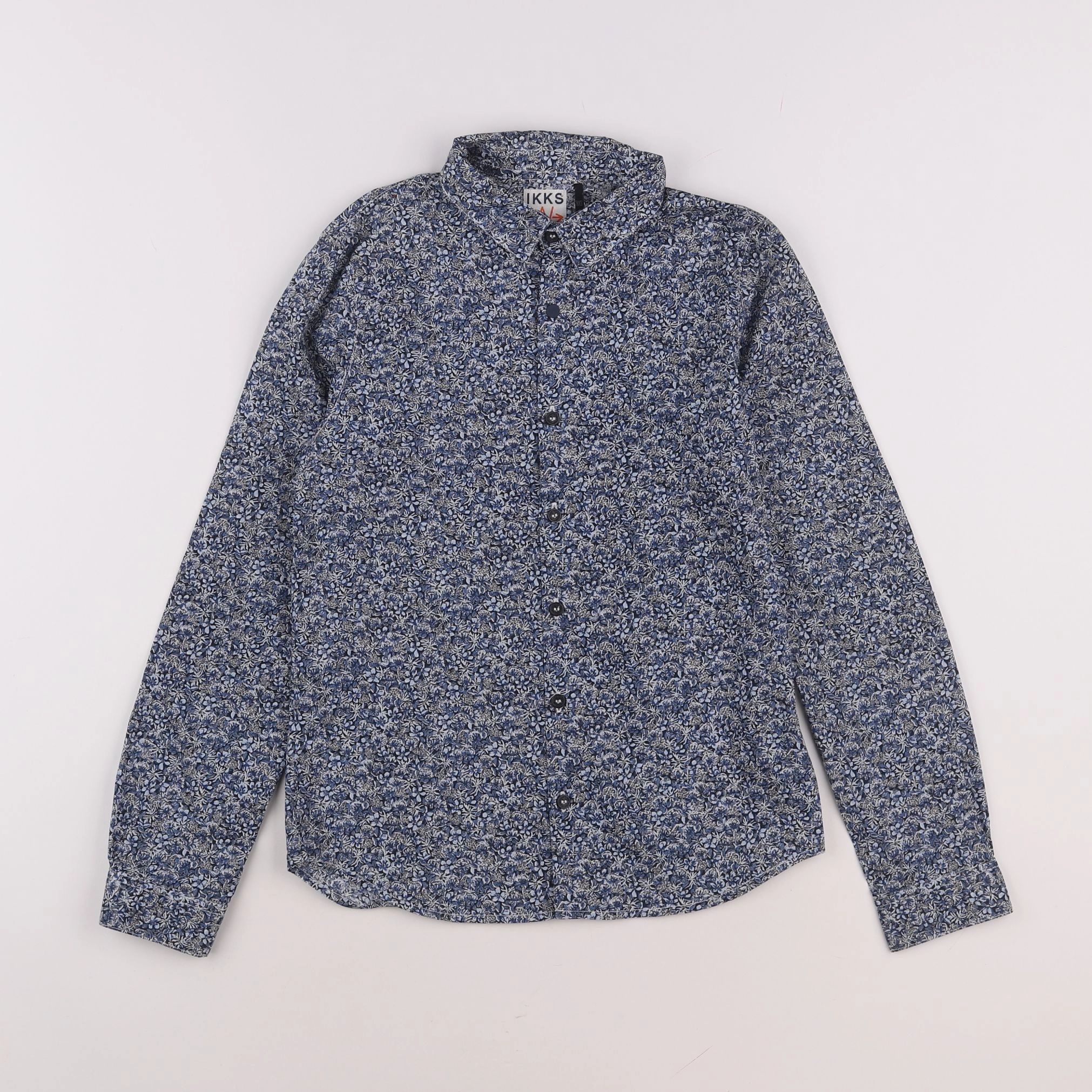 IKKS - chemise bleu - 10 ans