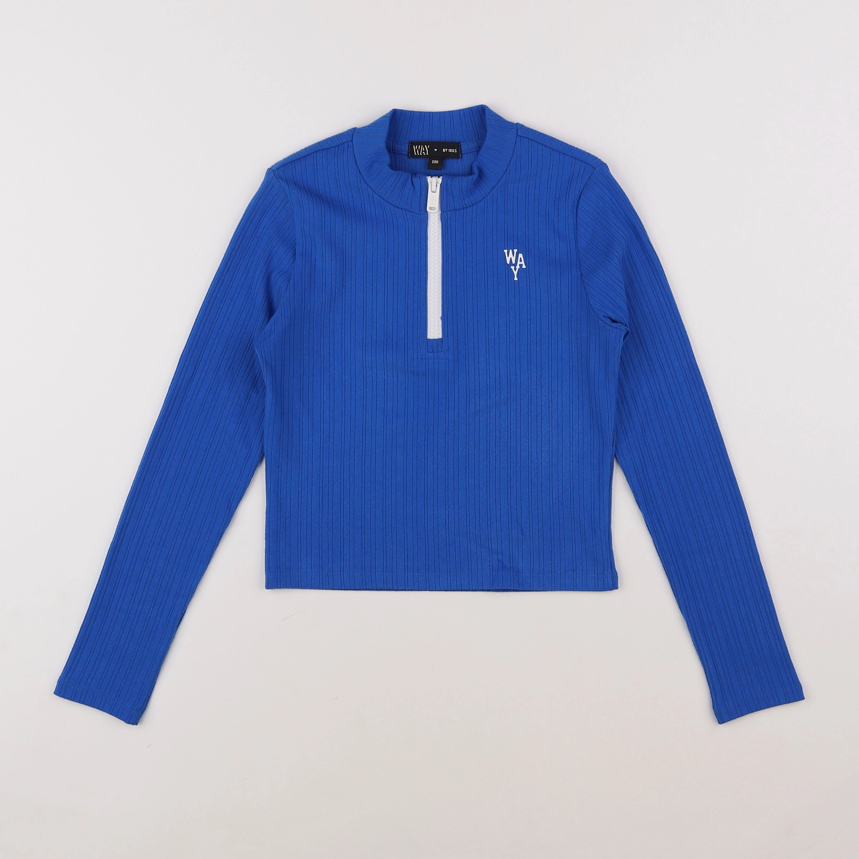 IKKS - tee-shirt court  bleu - 10 ans