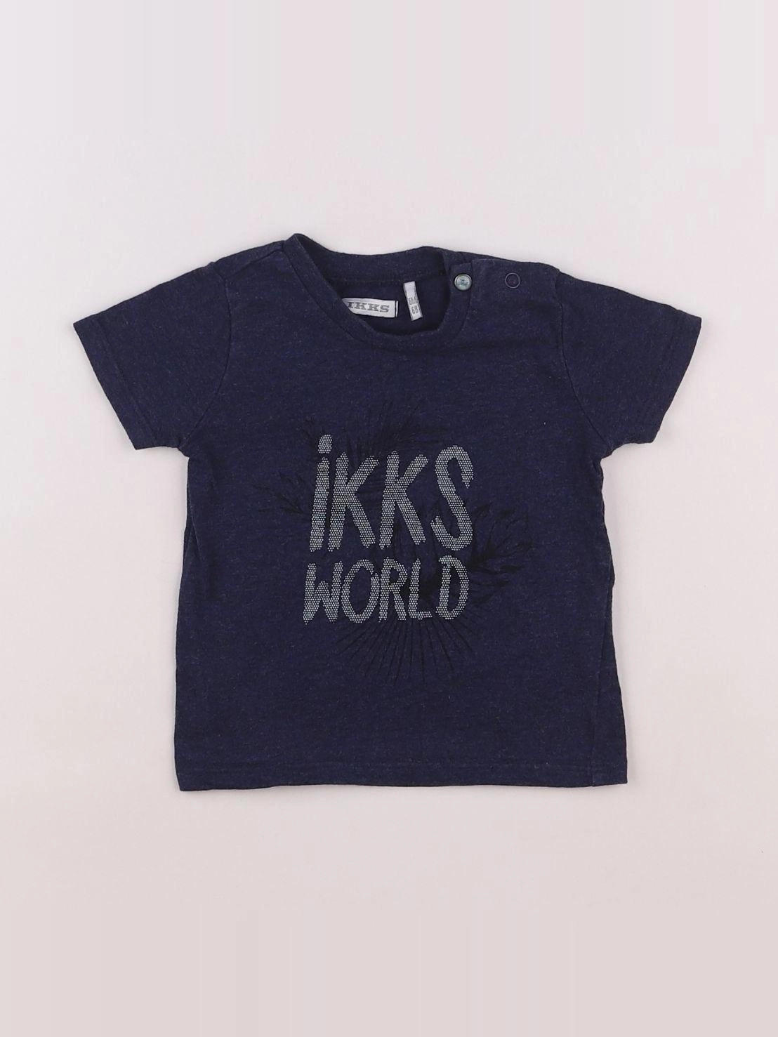 IKKS - tee-shirt bleu - 6 mois