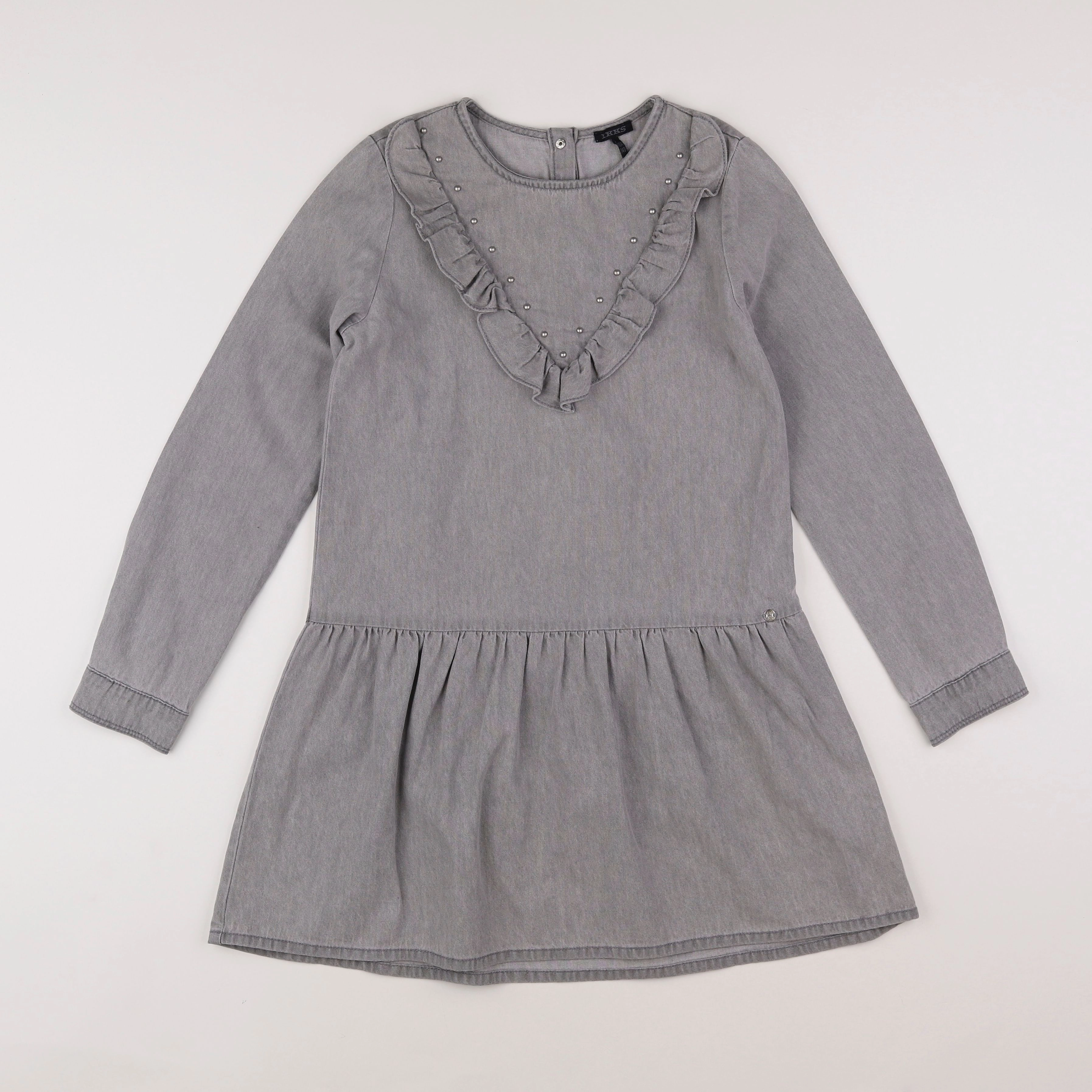 IKKS - robe gris - 10 ans