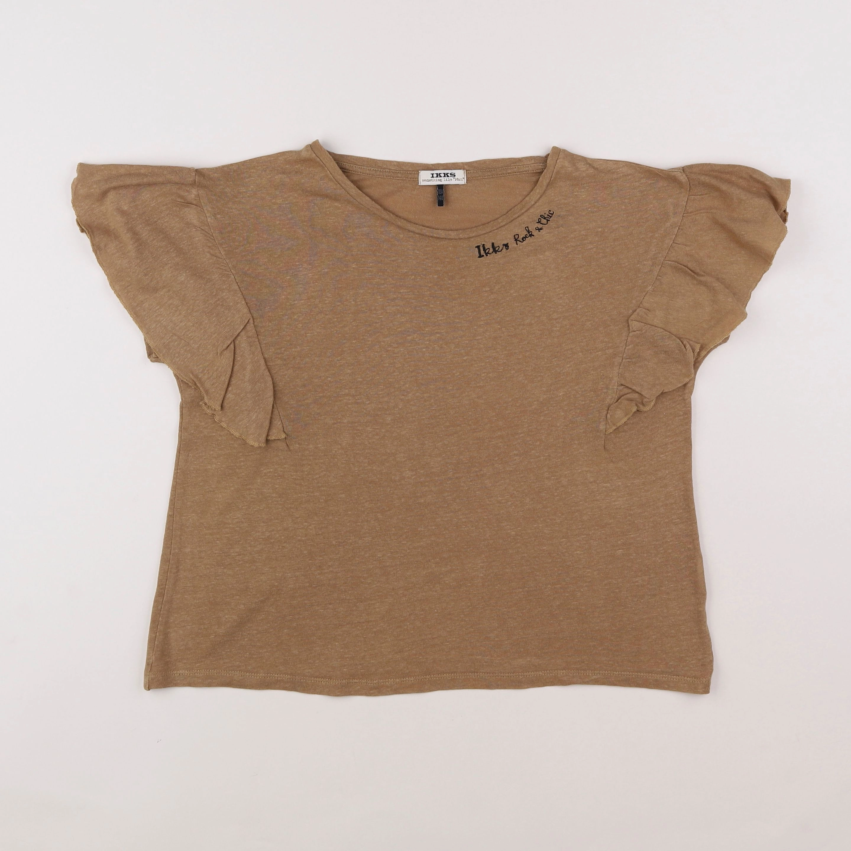 IKKS - tee-shirt marron - 10 ans