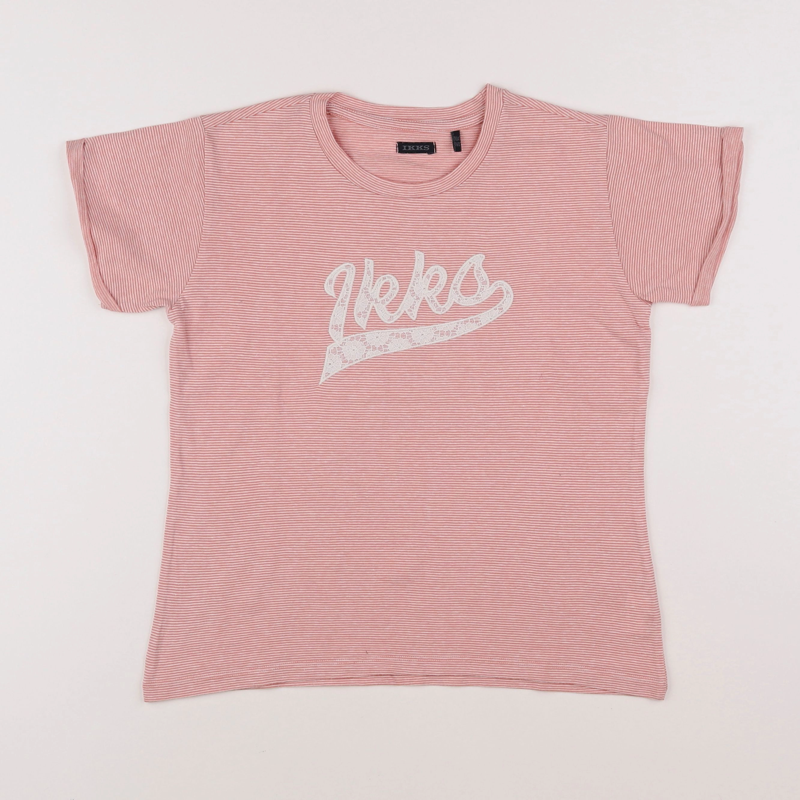 IKKS - tee-shirt rose - 10 ans