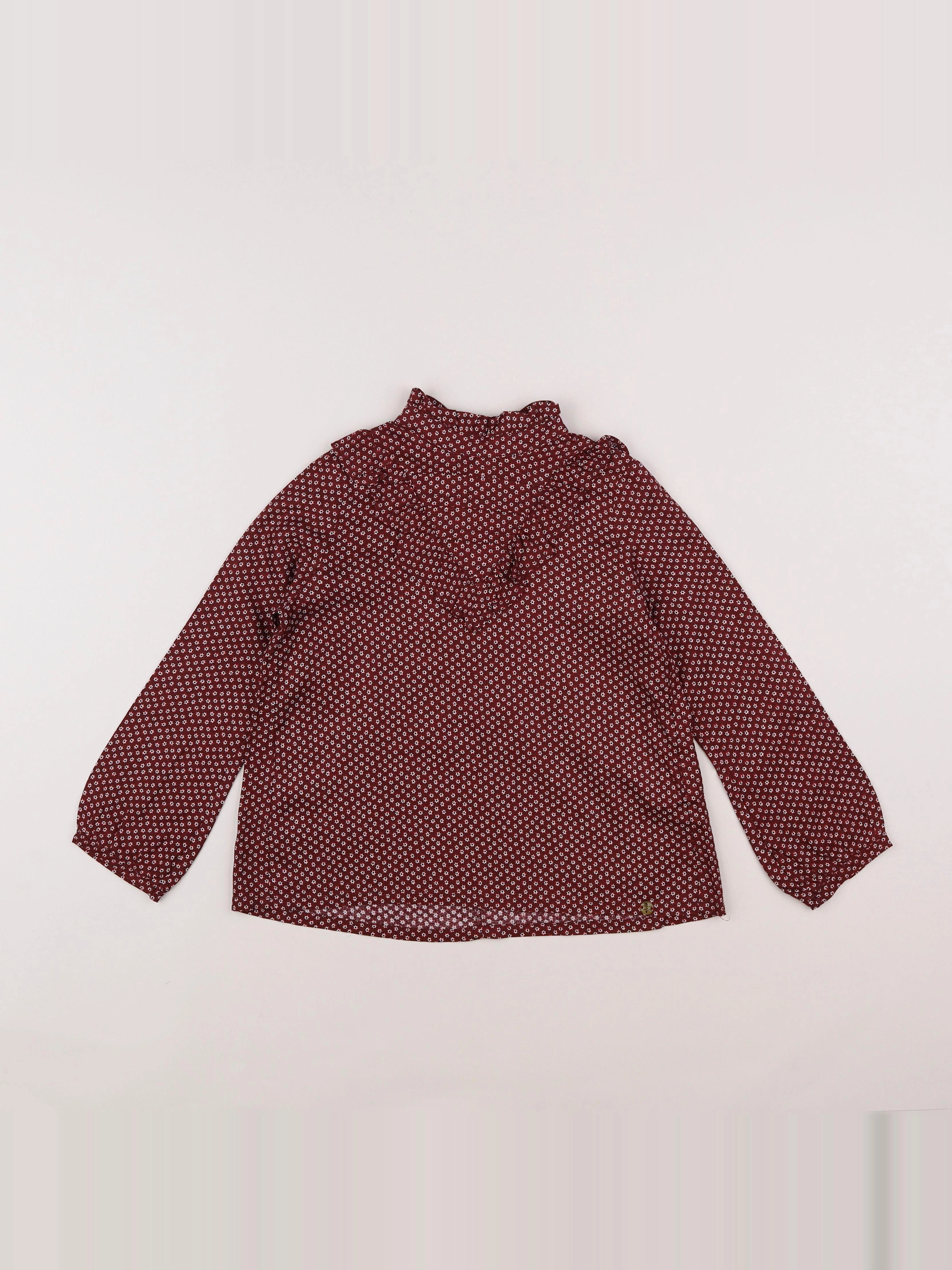IKKS - blouse rouge - 6 ans