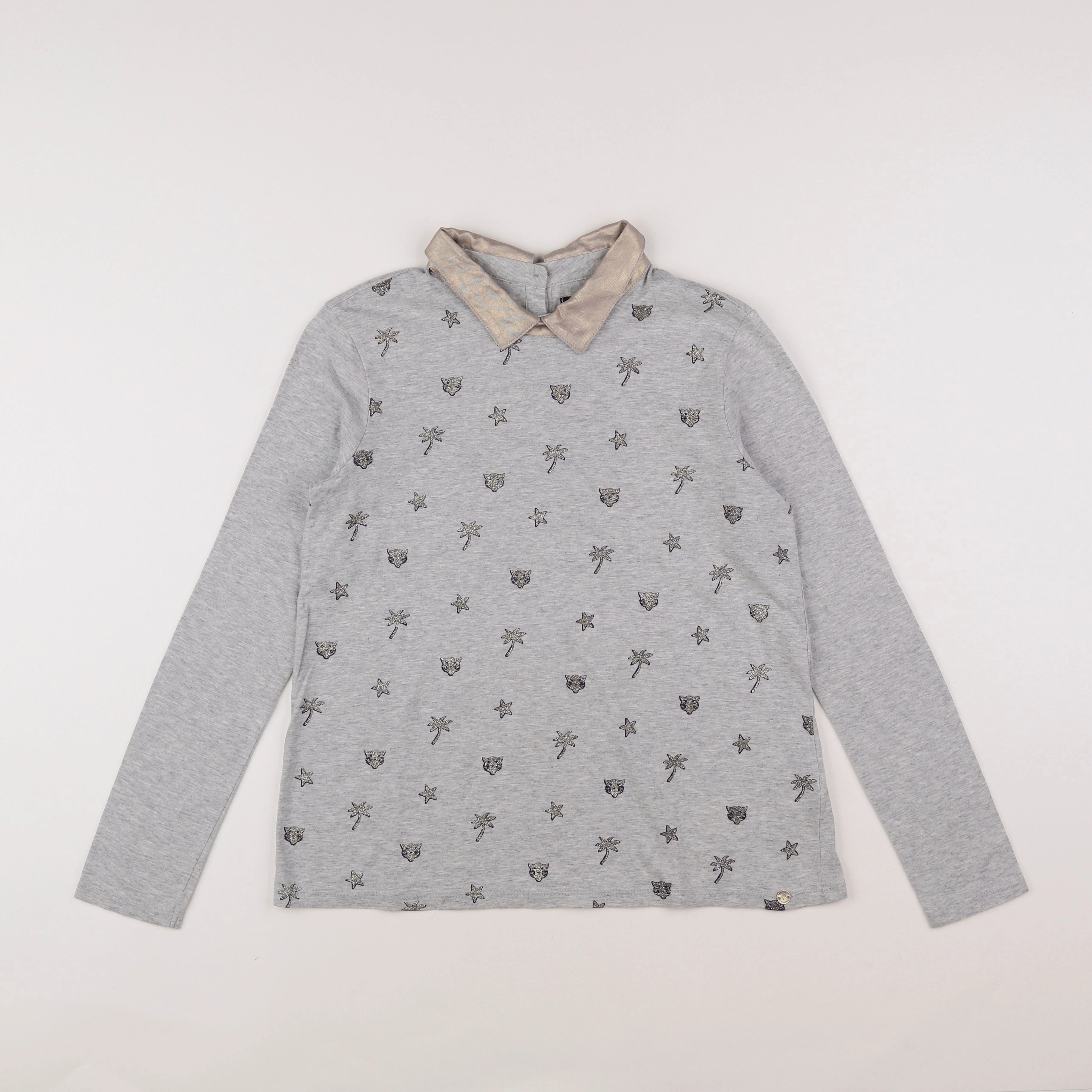 IKKS - tee-shirt gris - 12 ans