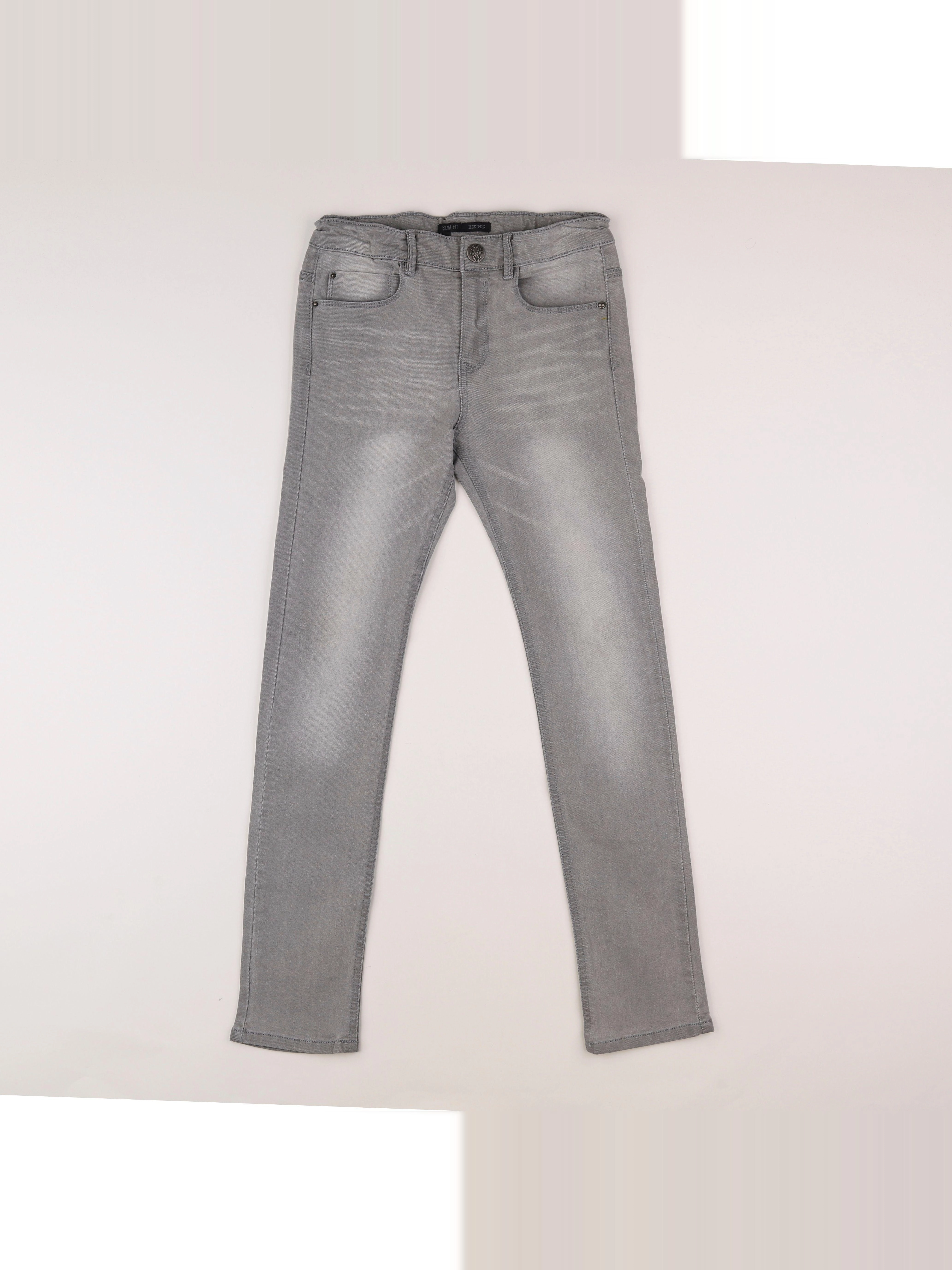 IKKS - jean gris - 12 ans