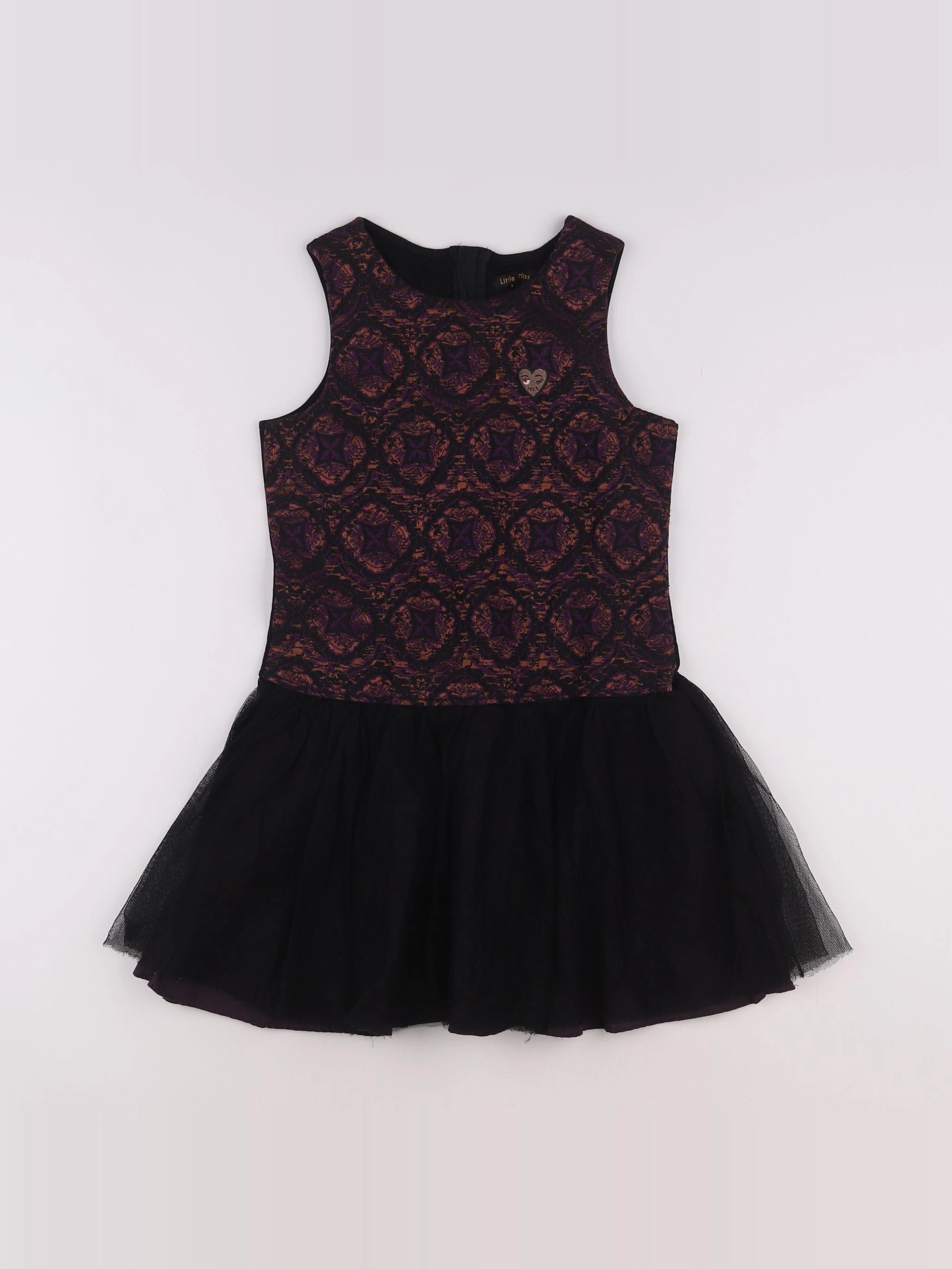 IKKS - robe noir - 10 ans