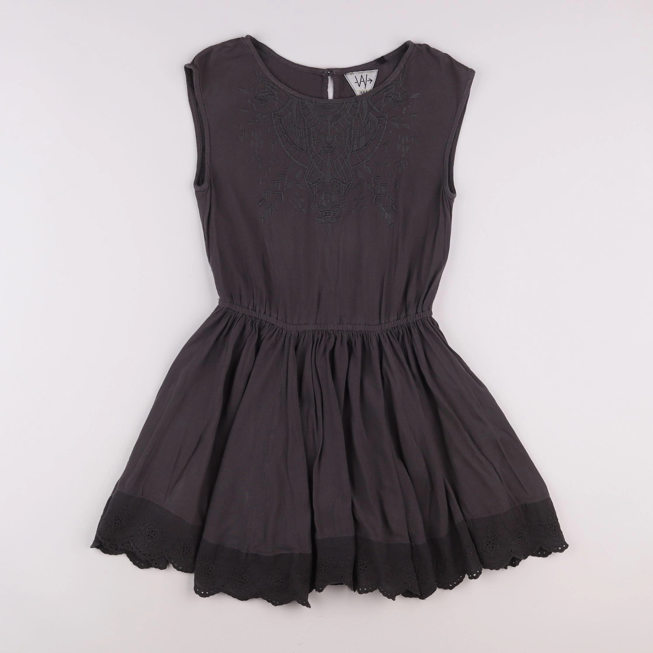 IKKS - robe gris - 10 ans