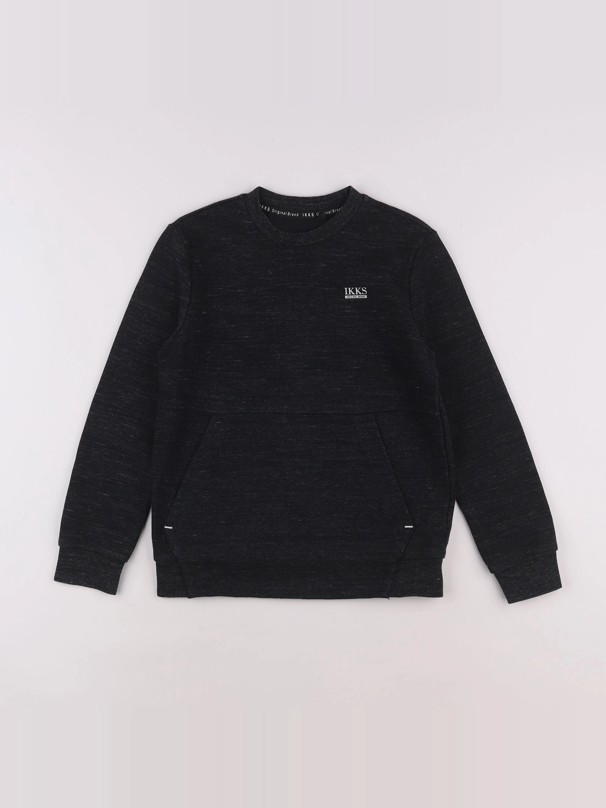 IKKS - sweat gris - 8 ans