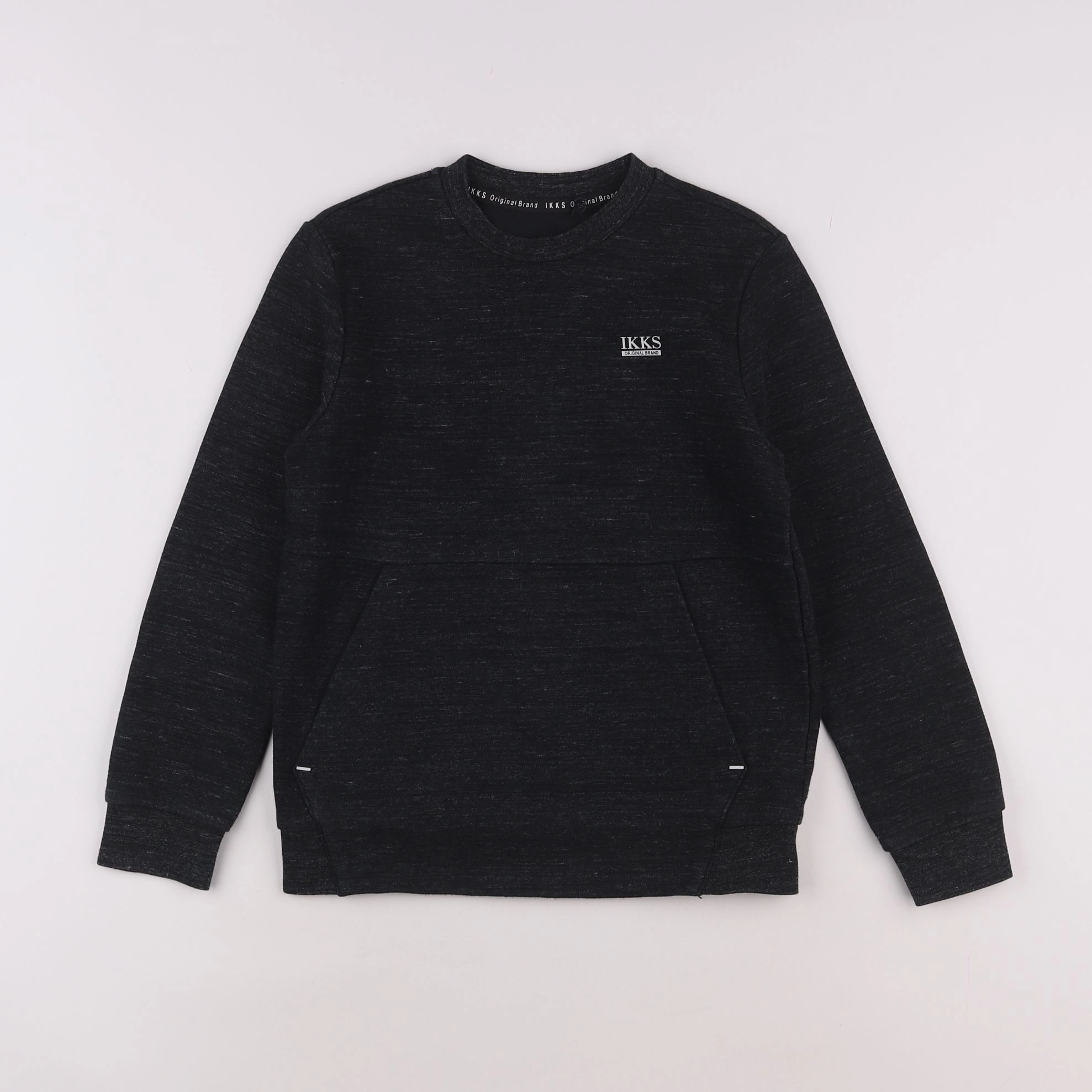 IKKS - sweat gris - 8 ans