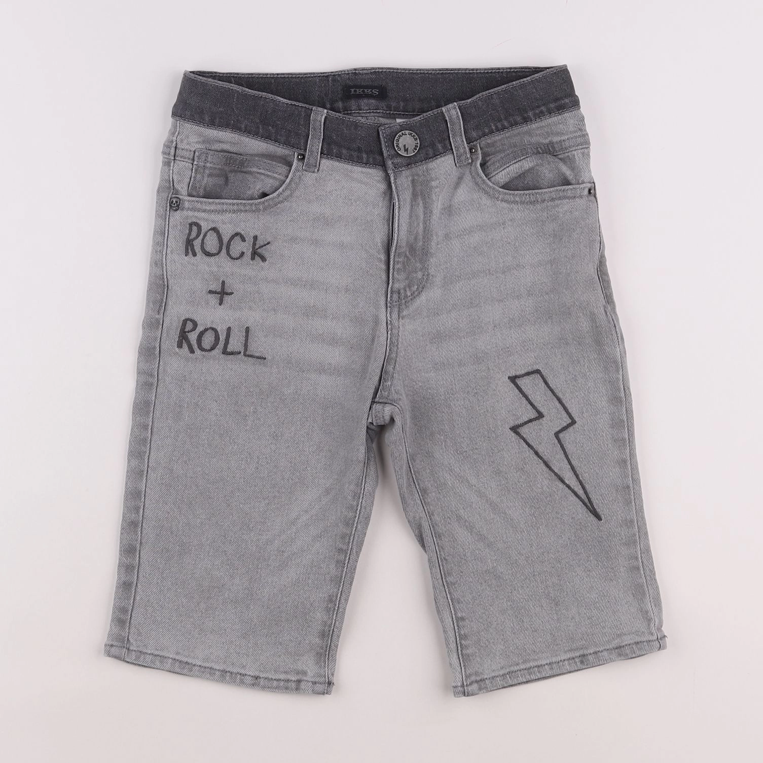 IKKS - short gris - 10 ans